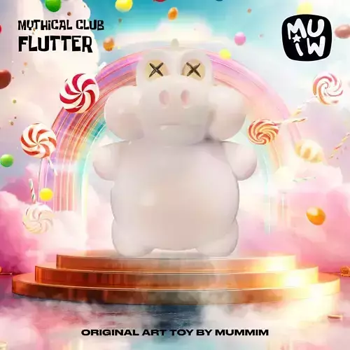 Flutter - Unicorn 3D Print Model