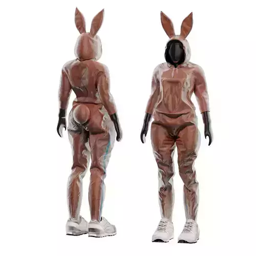 Modern sportswear model Bunny model Bunny Girl