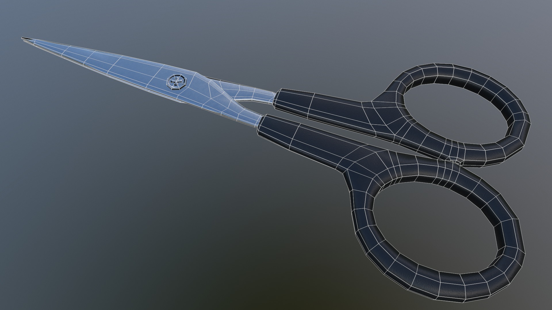 Scissor Low Poly Low-poly 3D model_20