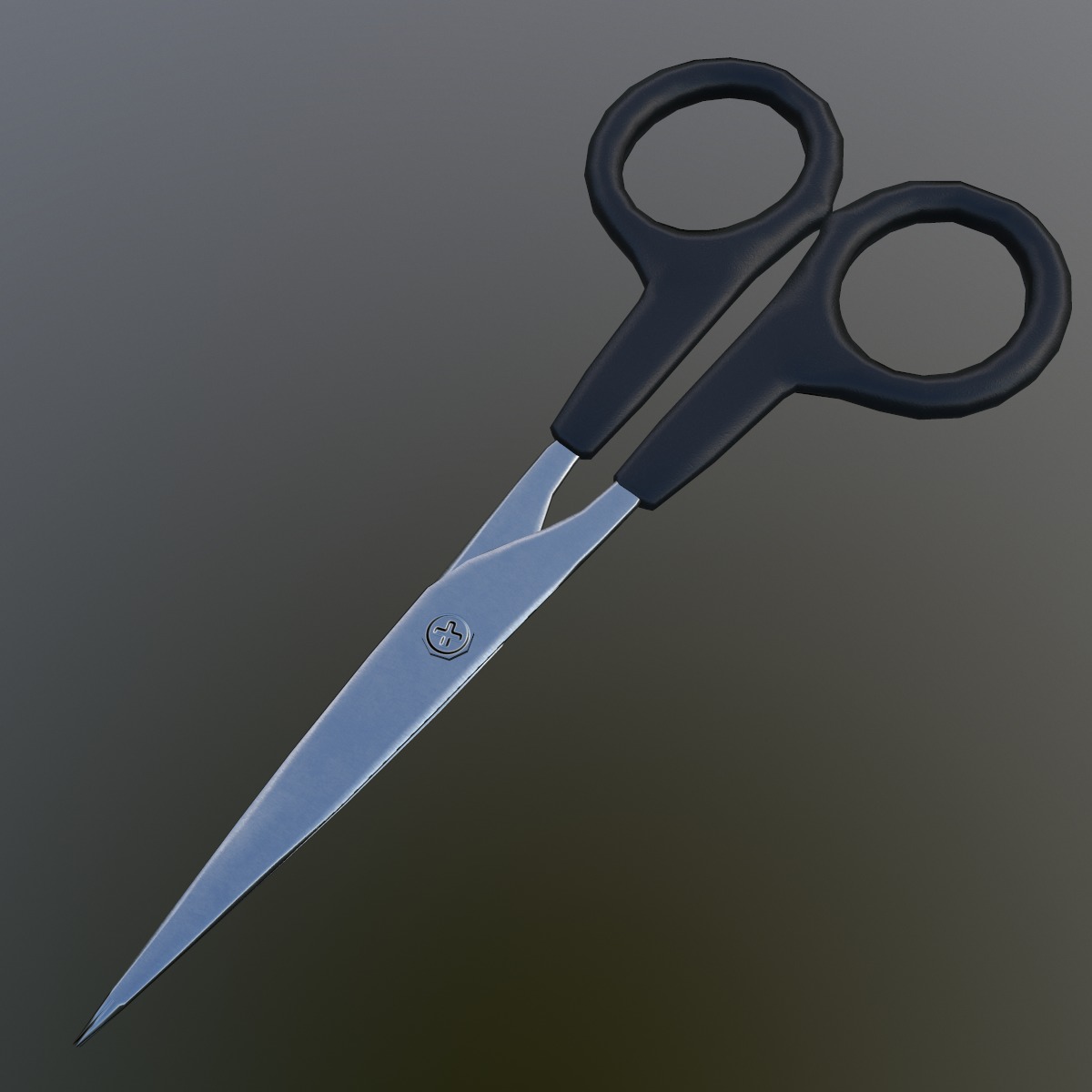 Scissor Low Poly Low-poly 3D model_1
