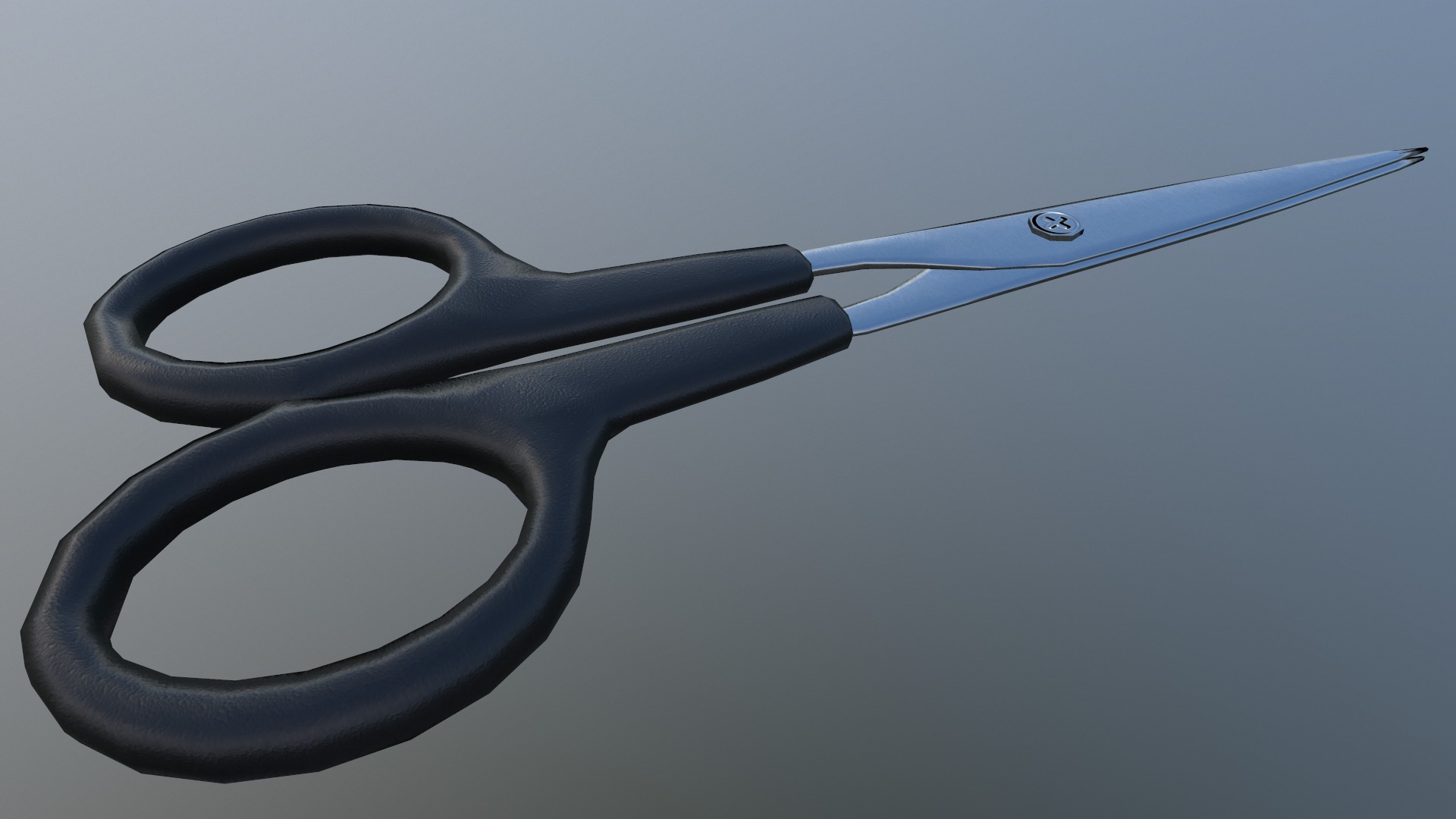 Scissor Low Poly Low-poly 3D model_16