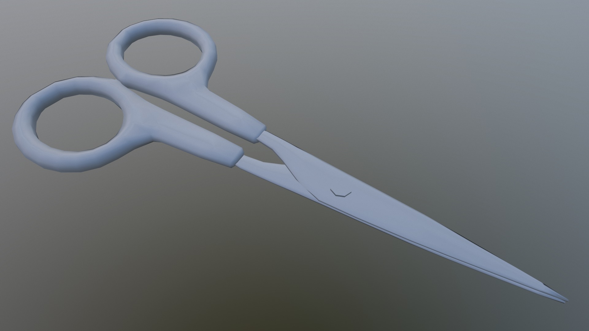 Scissor Low Poly Low-poly 3D model_27