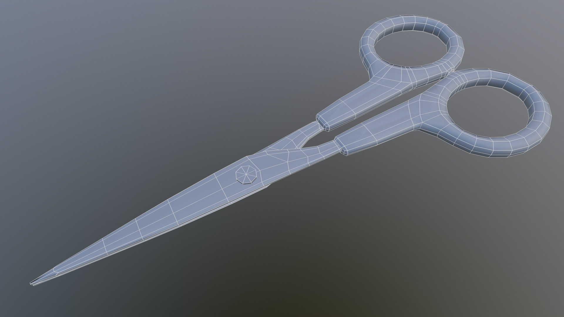 Scissor Low Poly Low-poly 3D model_24