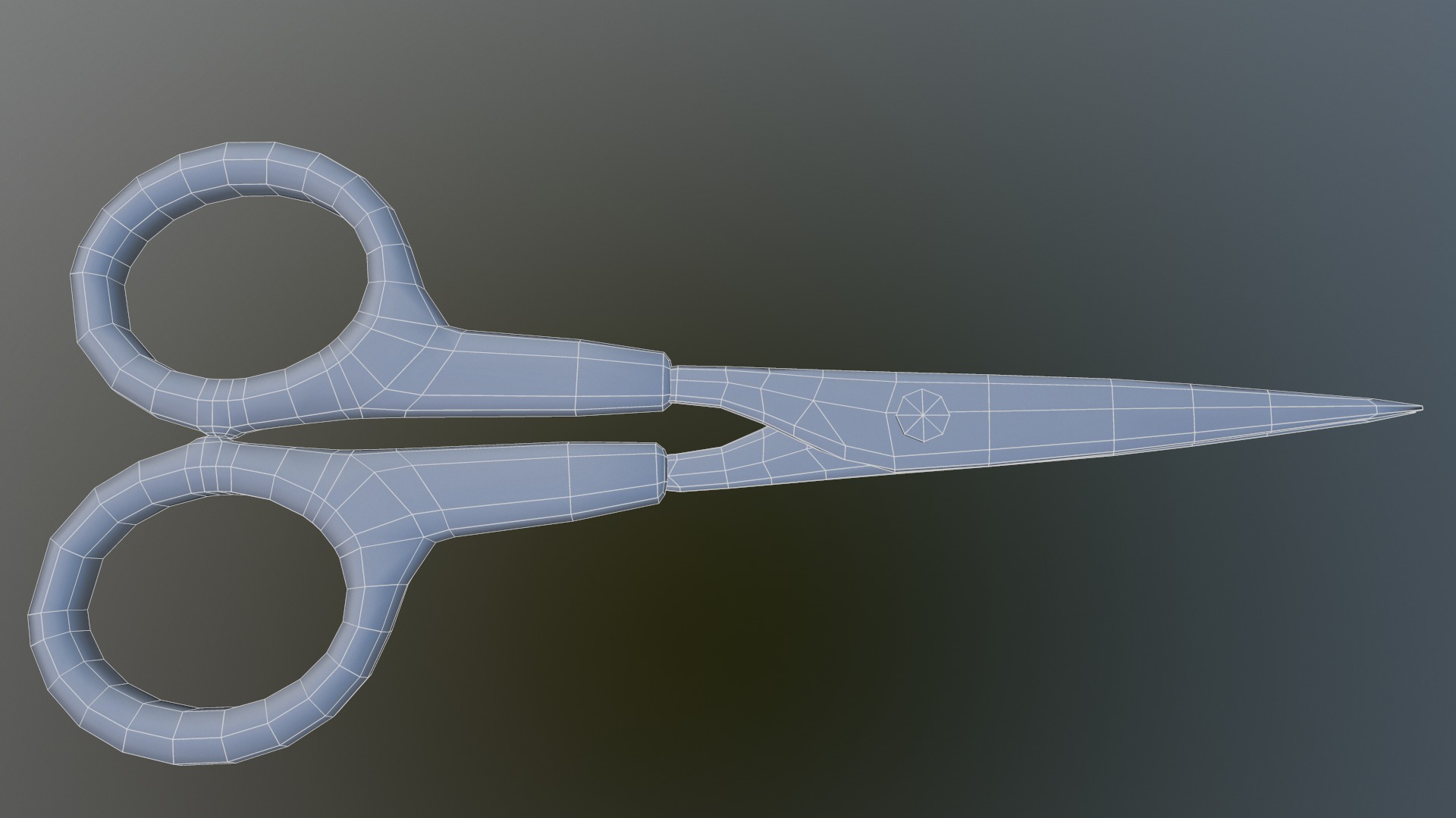 Scissor Low Poly Low-poly 3D model_26