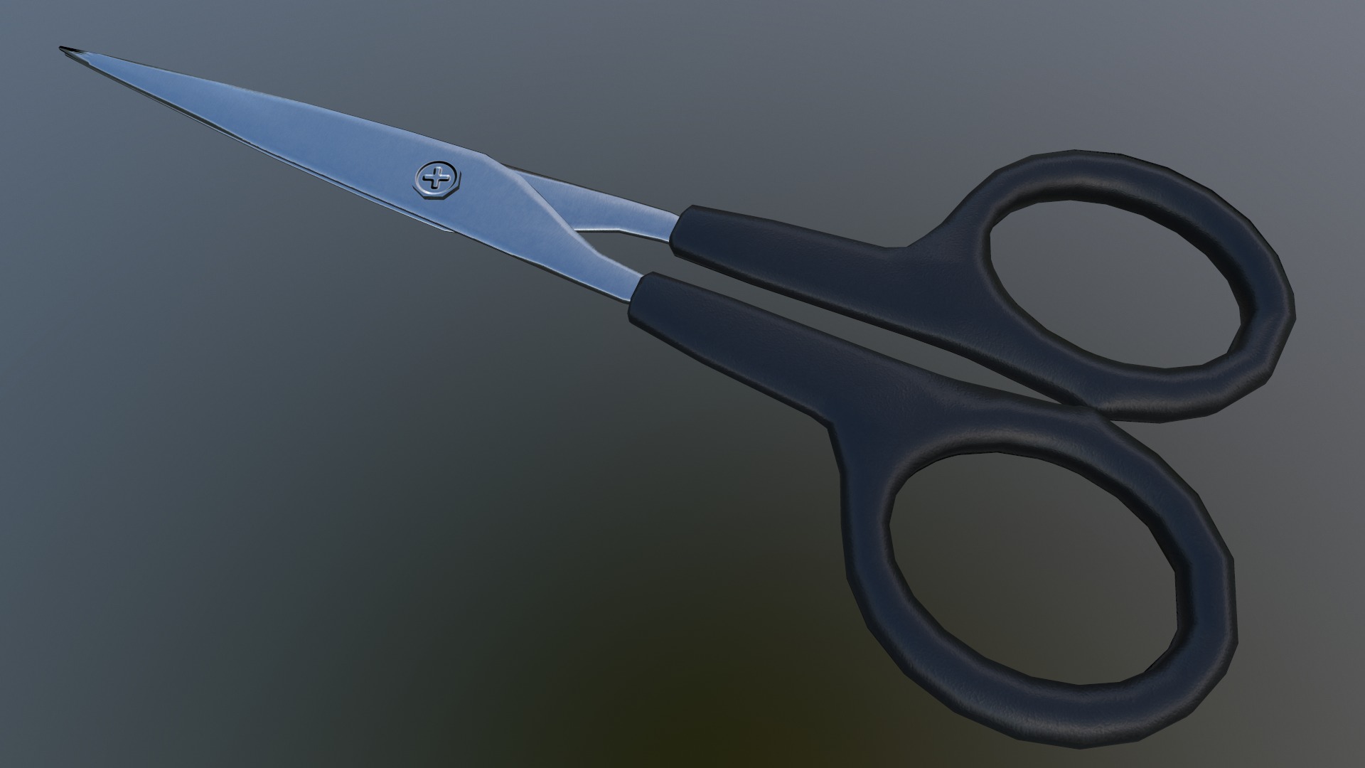 Scissor Low Poly Low-poly 3D model_12