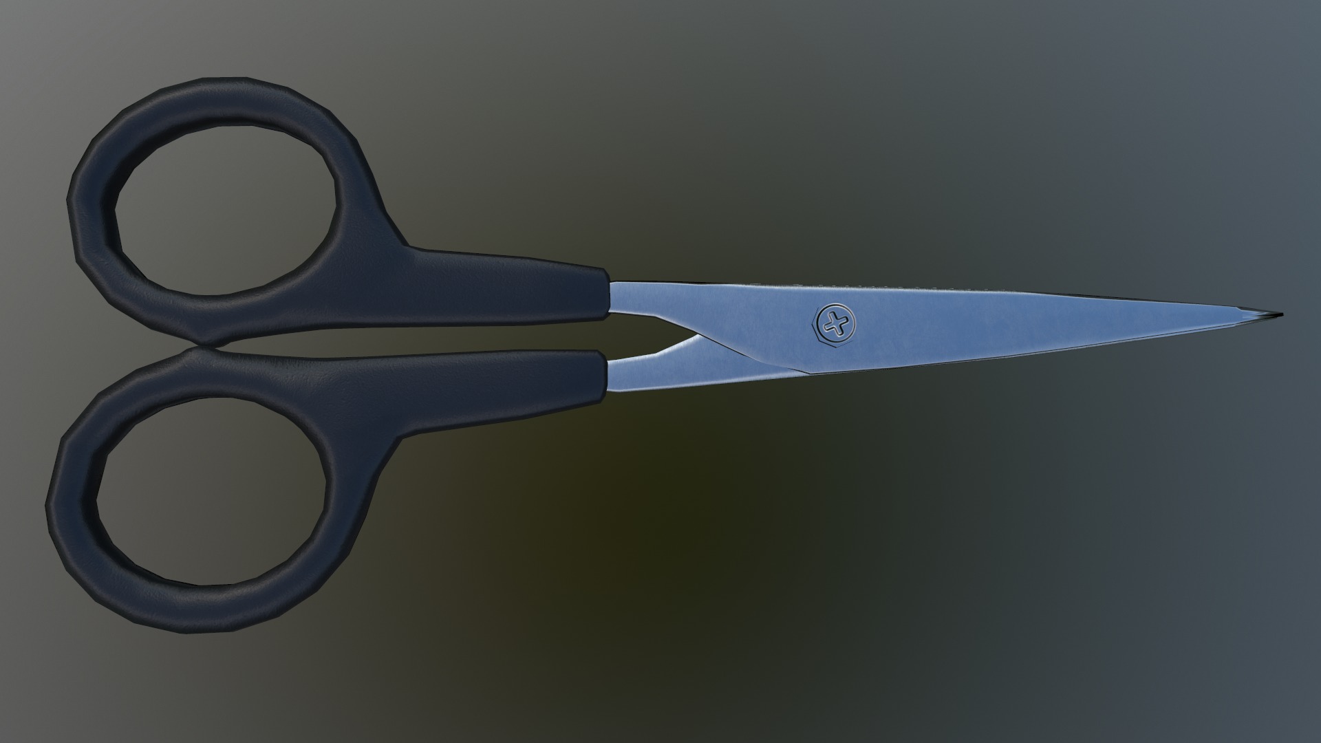 Scissor Low Poly Low-poly 3D model_7
