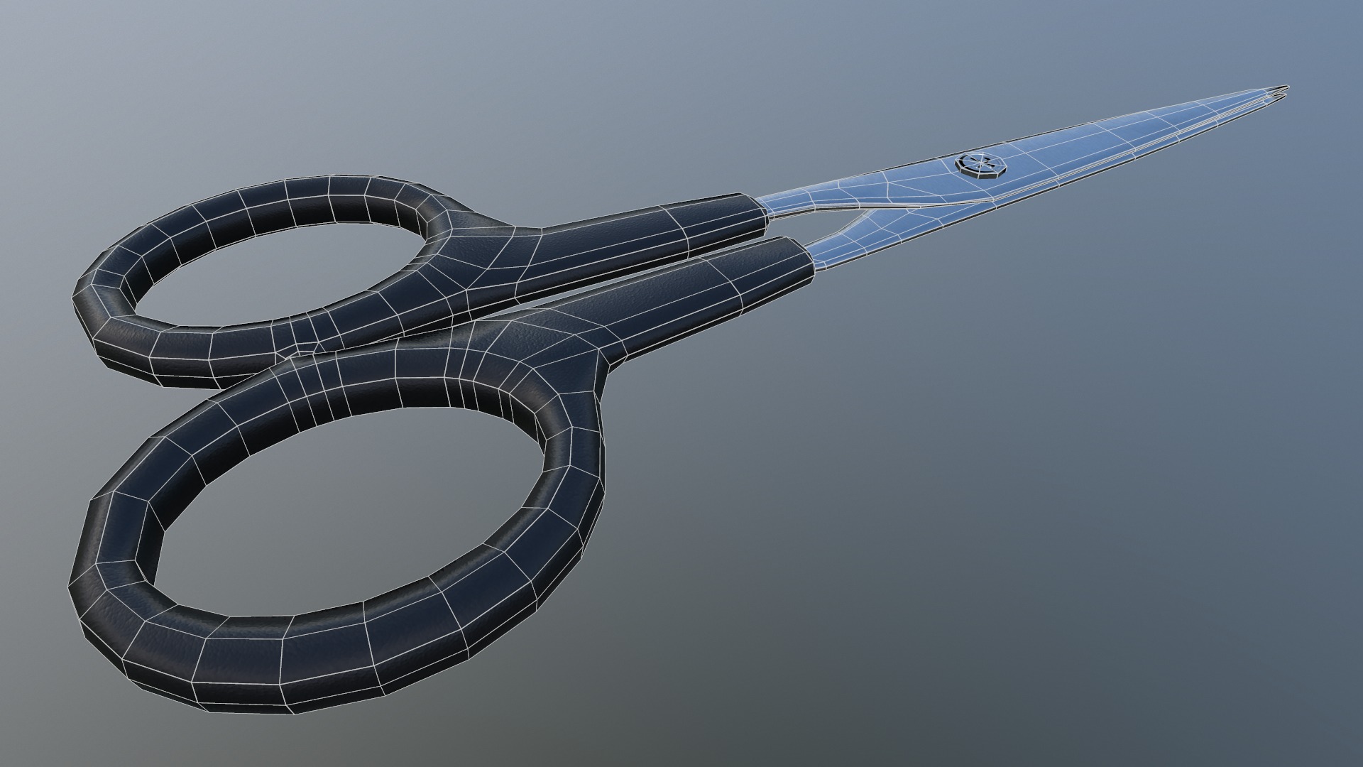 Scissor Low Poly Low-poly 3D model_21