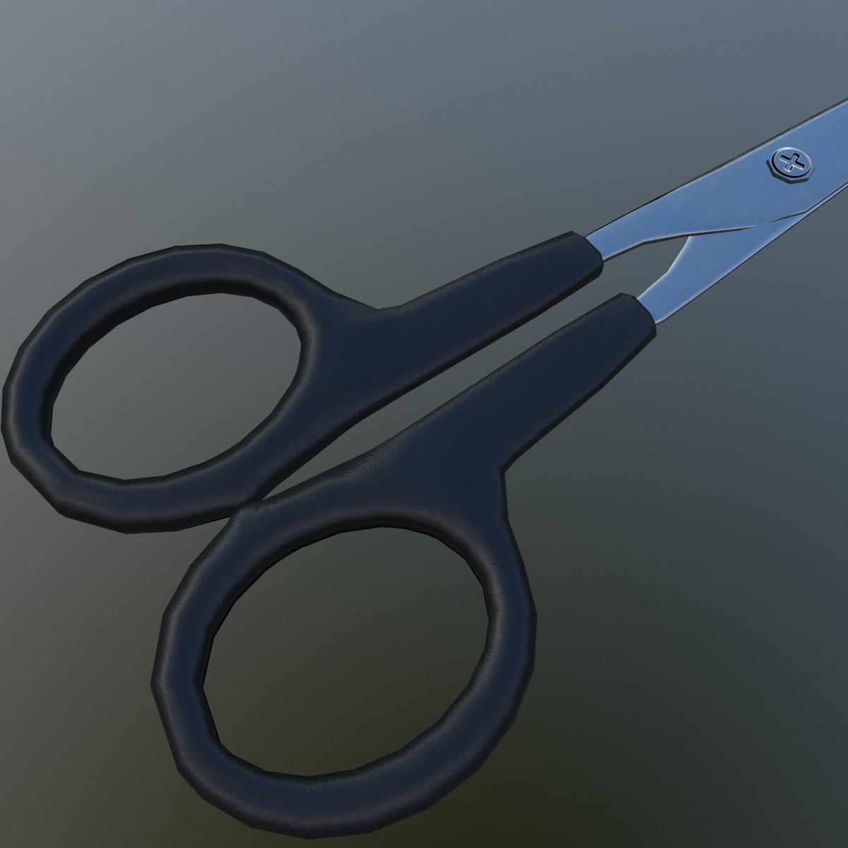Scissor Low Poly Low-poly 3D model_6