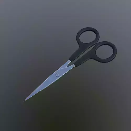 Scissor Low Poly Low-poly 3D model