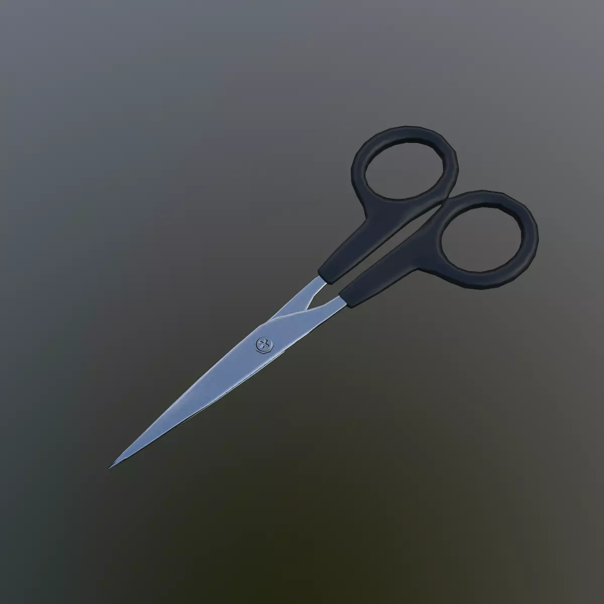 Scissor Low Poly Low-poly 3D model_0