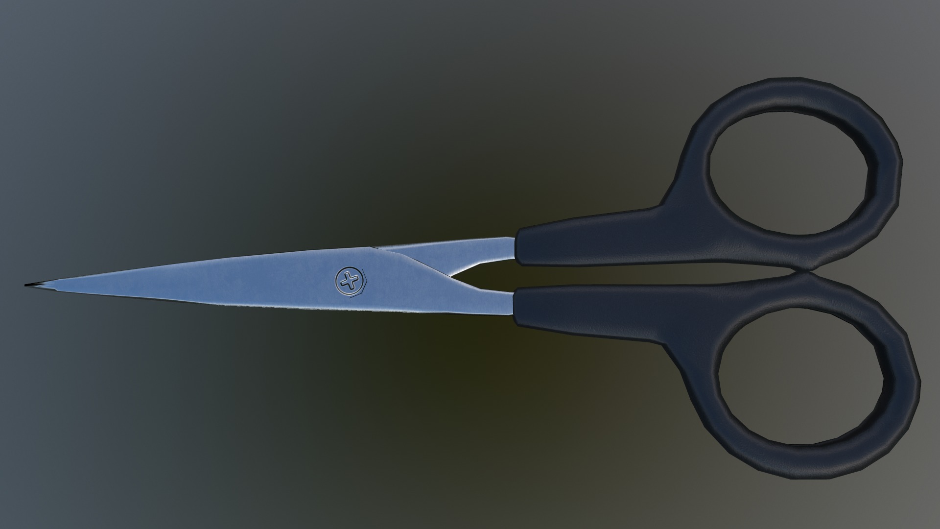 Scissor Low Poly Low-poly 3D model_8