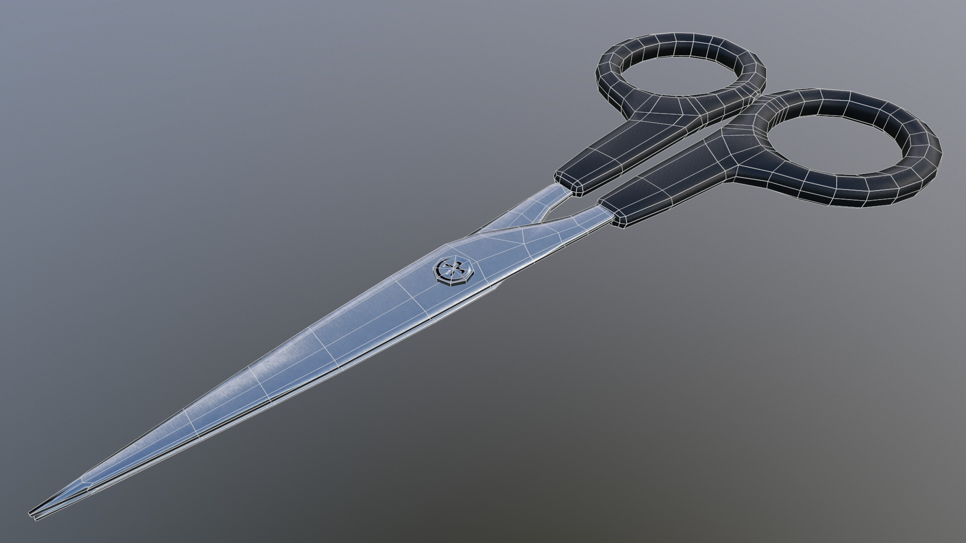 Scissor Low Poly Low-poly 3D model_19