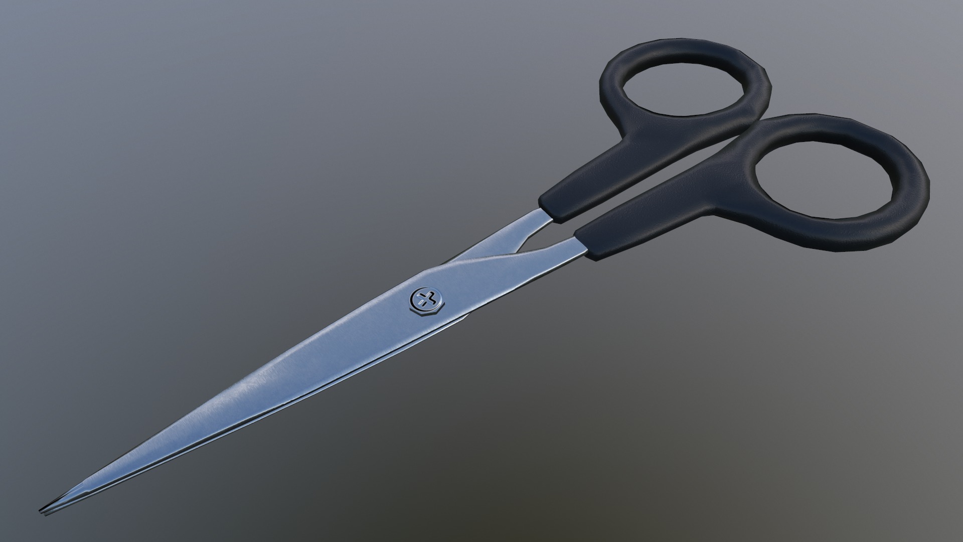 Scissor Low Poly Low-poly 3D model_13
