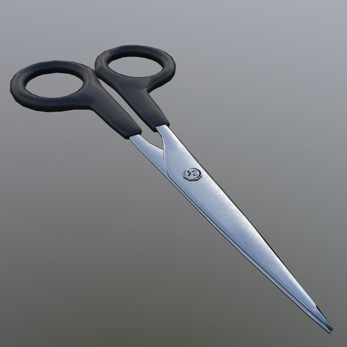 Scissor Low Poly Low-poly 3D model_5