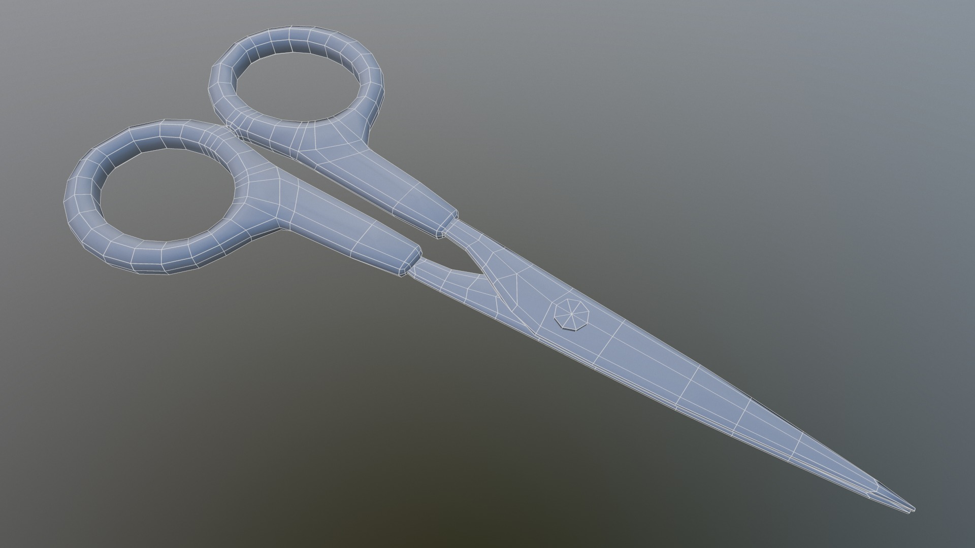 Scissor Low Poly Low-poly 3D model_25
