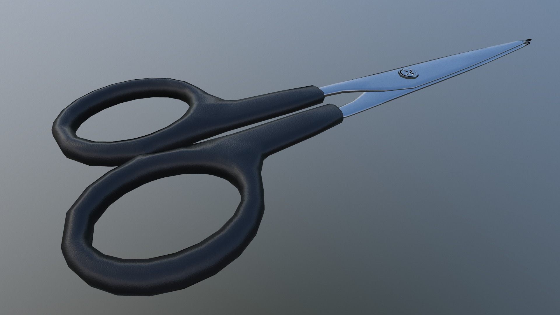 Scissor Low Poly Low-poly 3D model_11