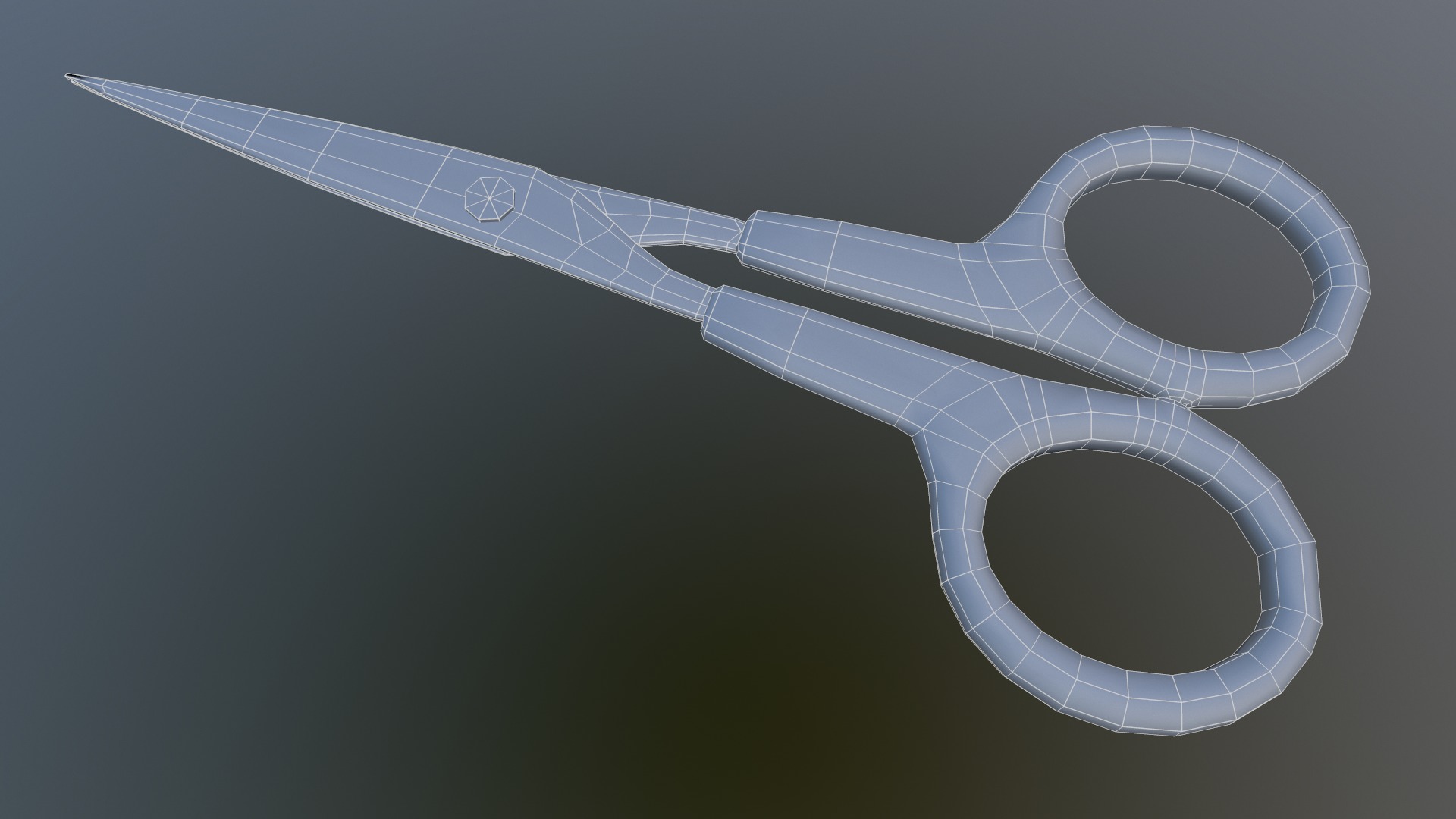 Scissor Low Poly Low-poly 3D model_23