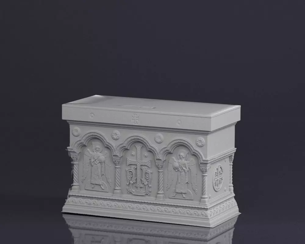 001576 Church Altar Raw Scan Free 3D model