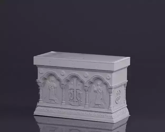 001576 raw 3d scan of a church altar