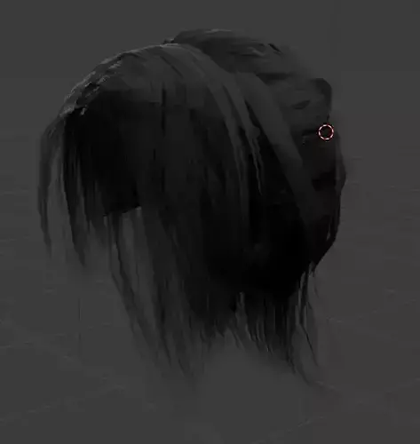 GameReady Male Hair with textures