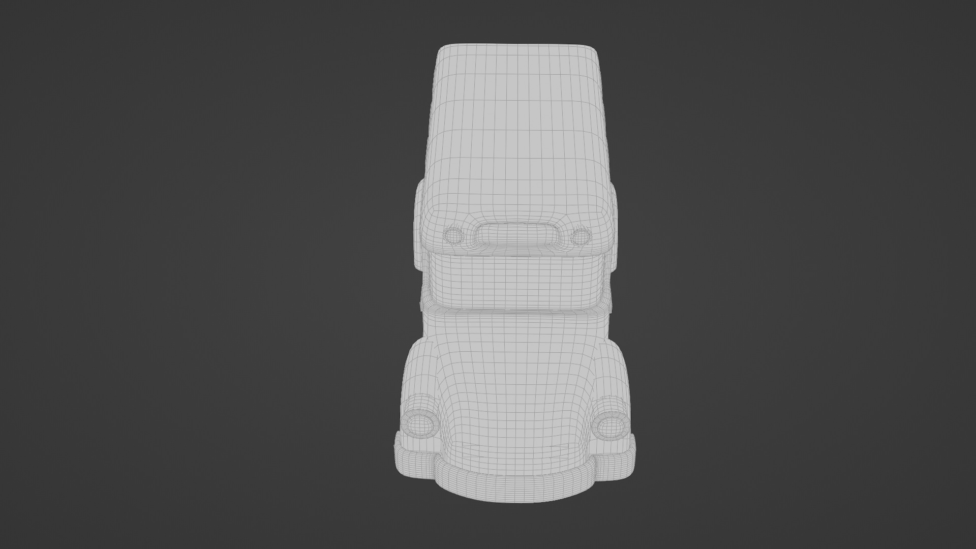 Colorful 3D Kids Bus Model - Playful and Game Ready Low-poly 3D model_6