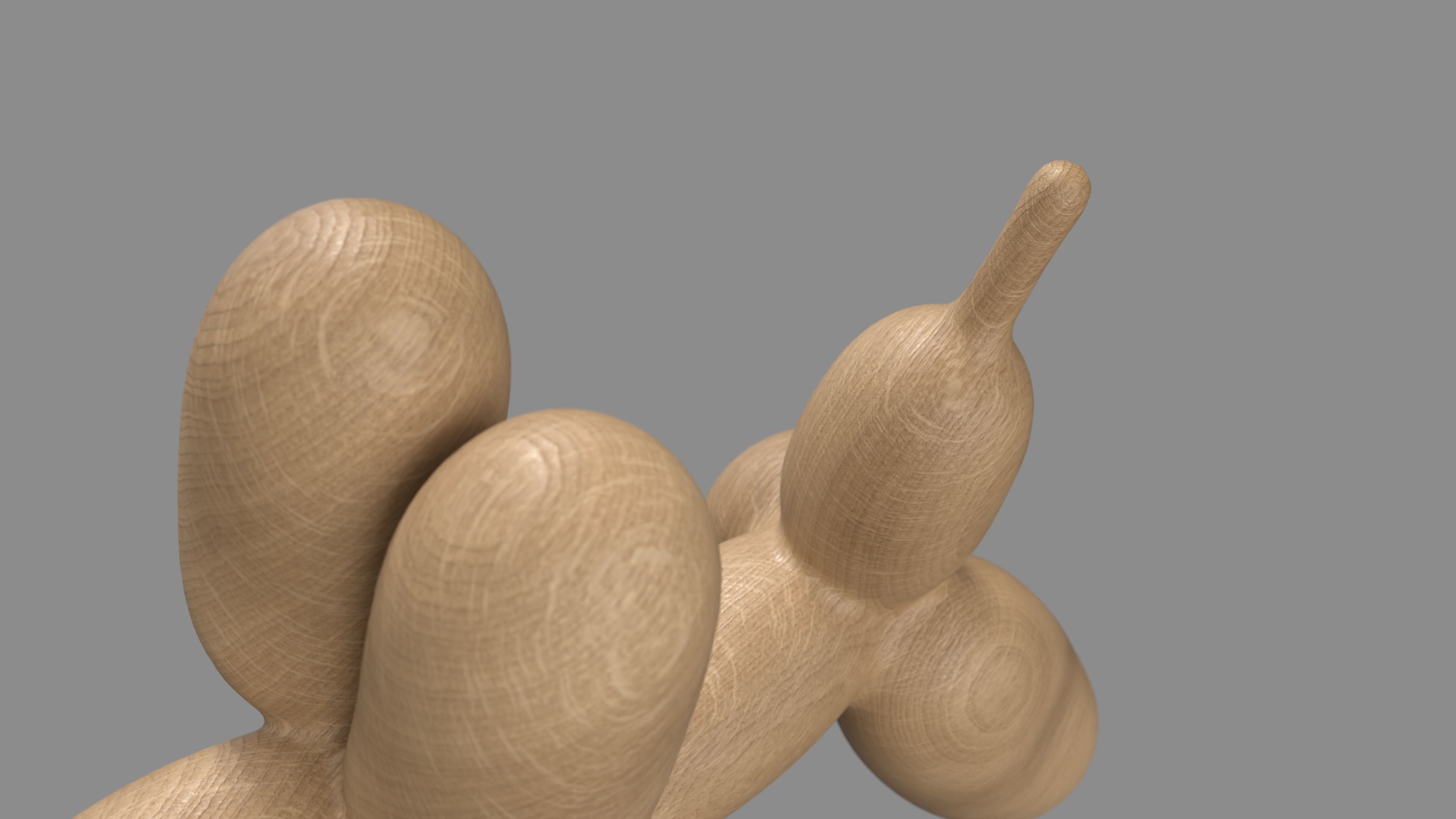 Balloon Dog 3D model_31