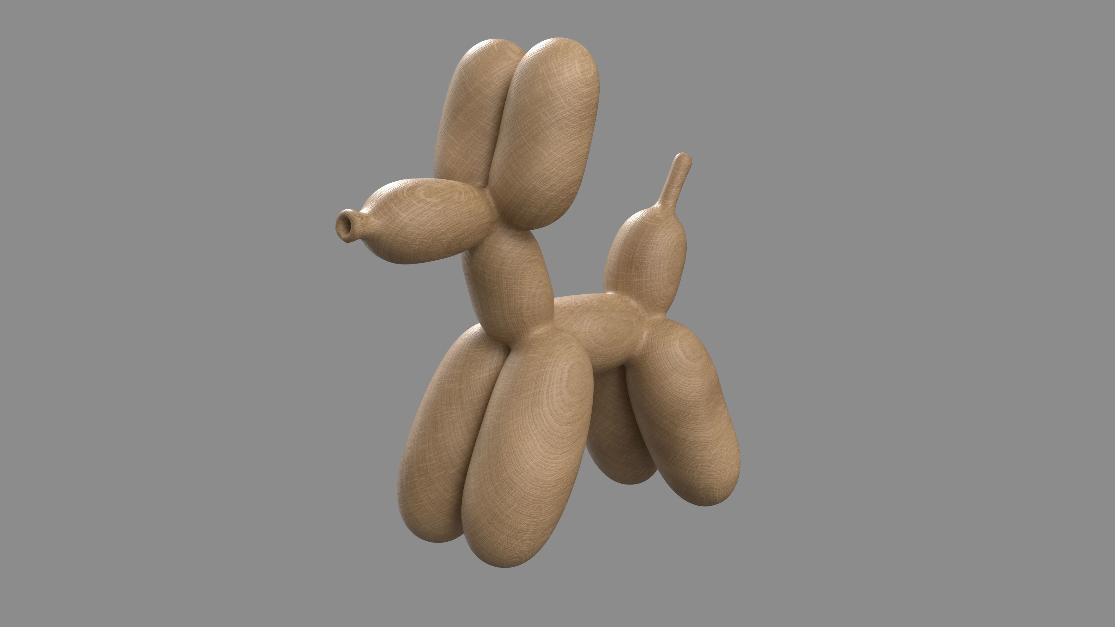 Balloon Dog 3D model_32
