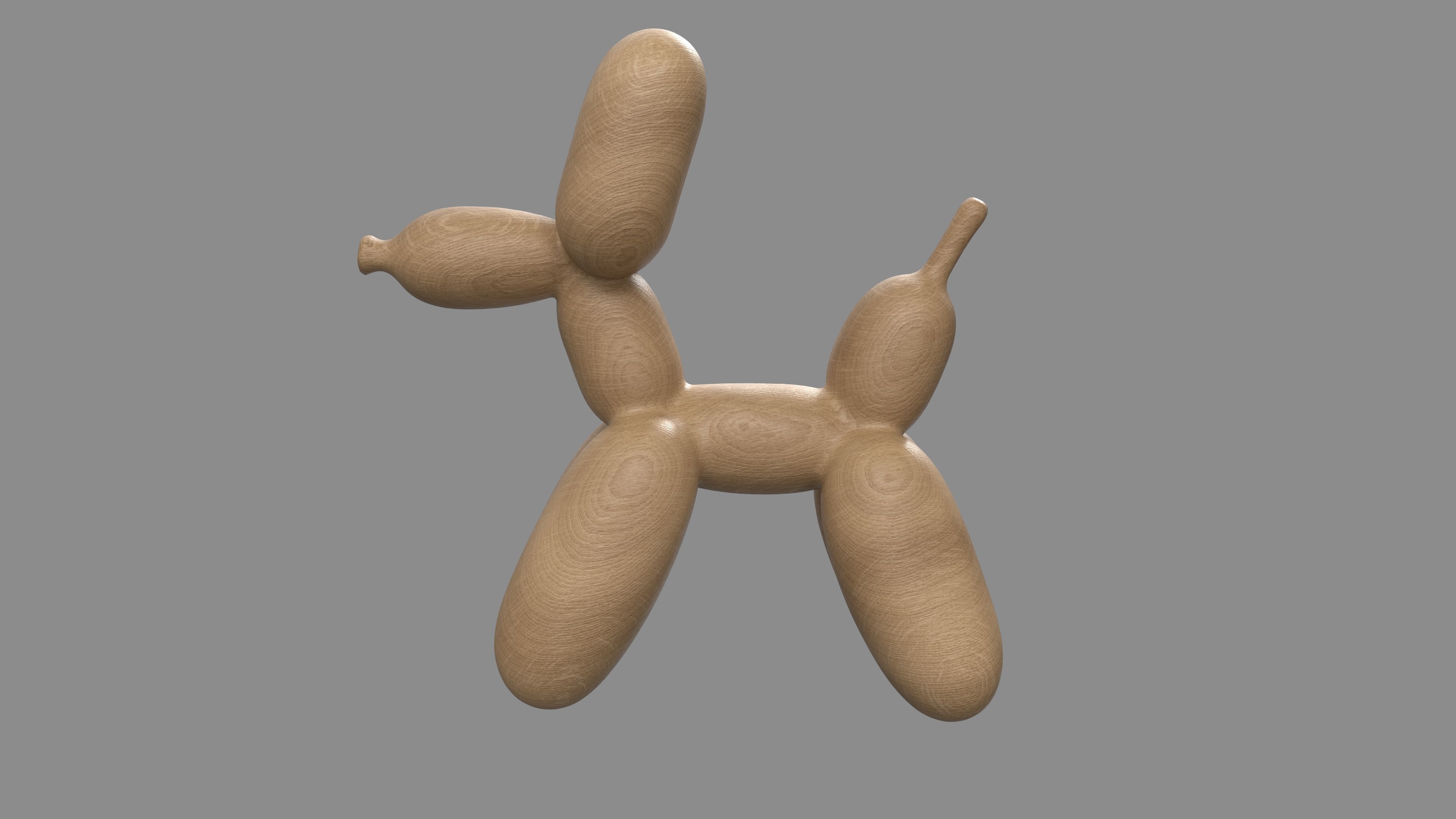 Balloon Dog 3D model_25