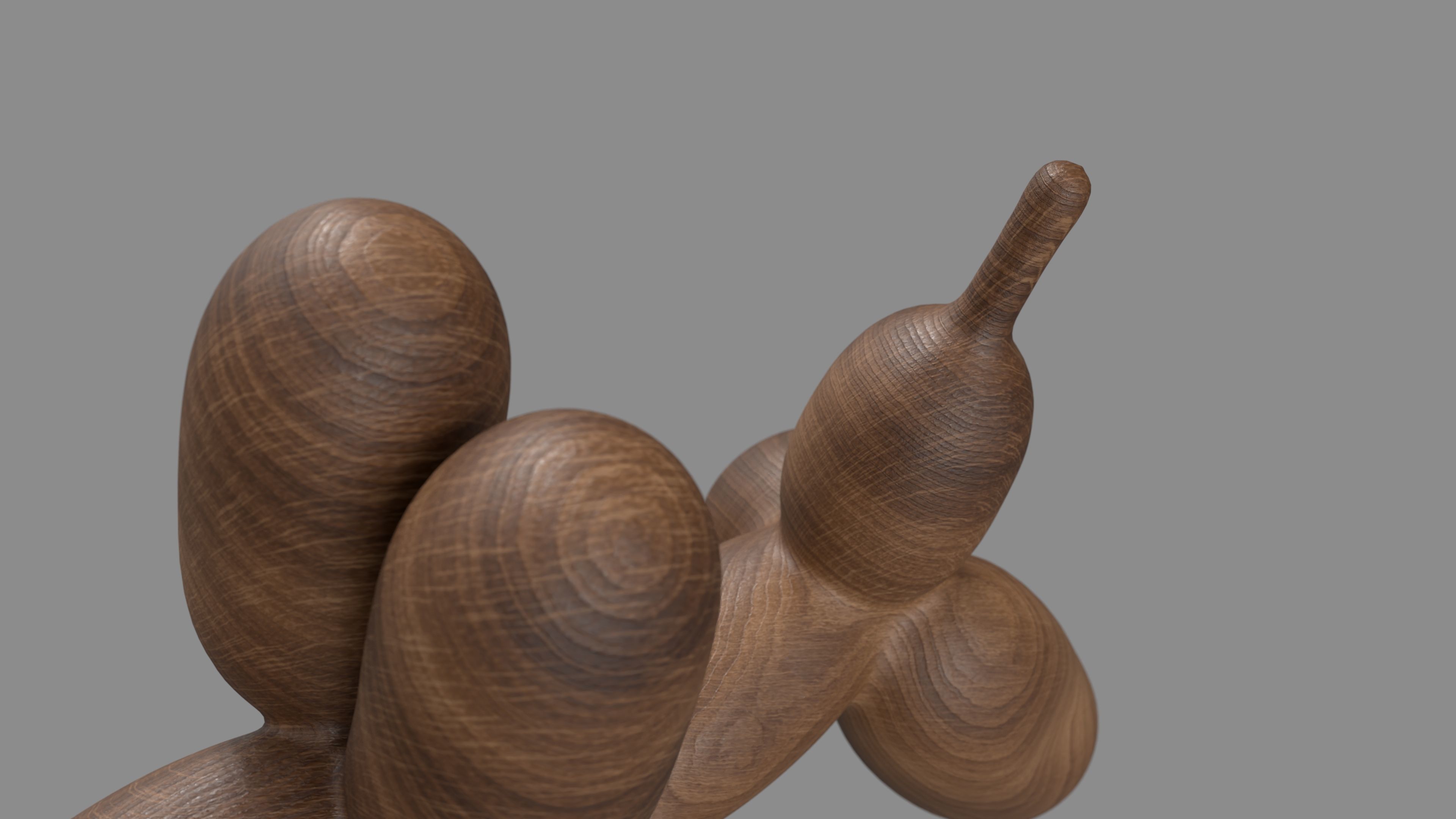 Balloon Dog 3D model_21