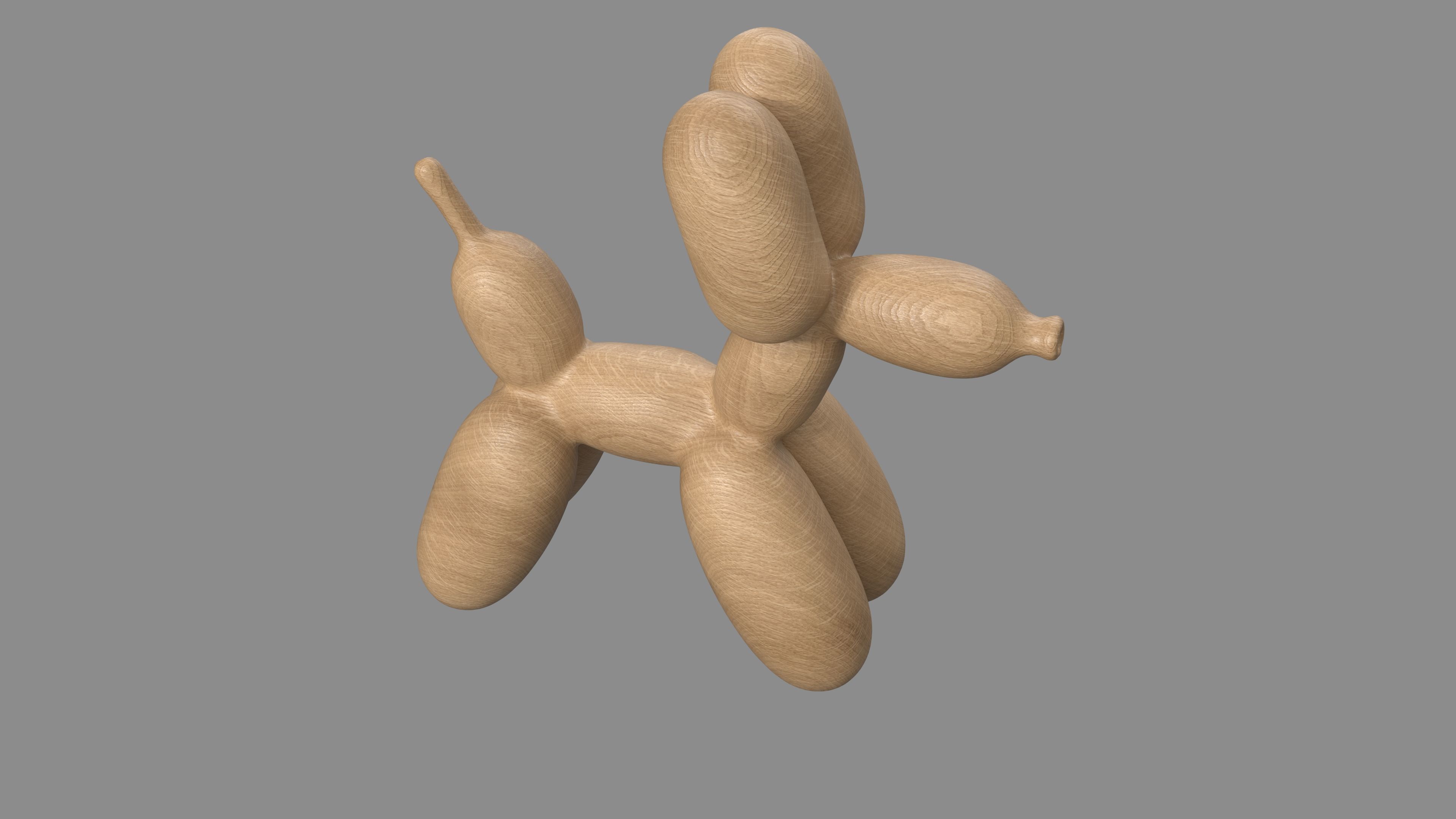 Balloon Dog 3D model_23