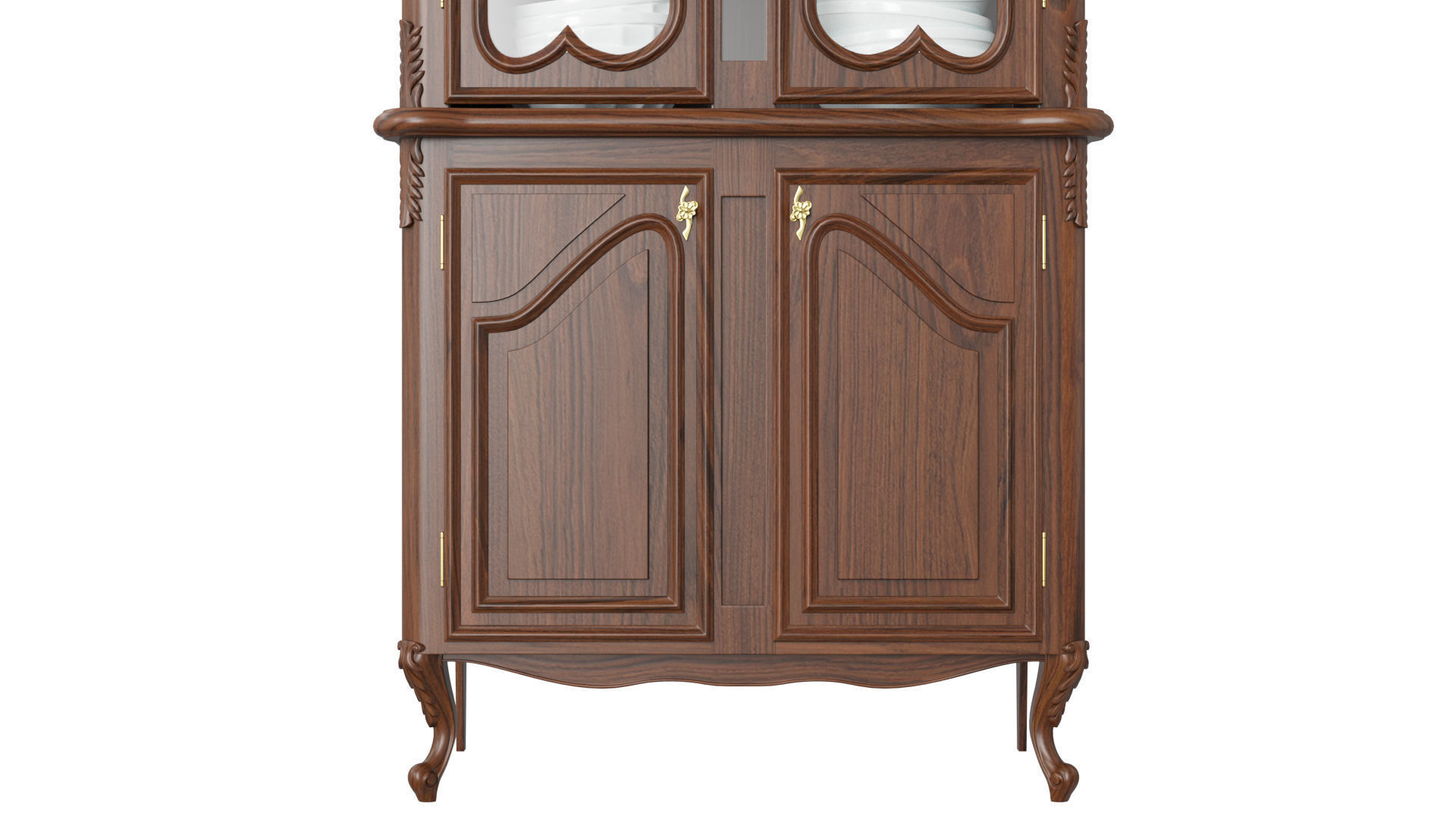 Classic style display cabinet 750 3D model_5
