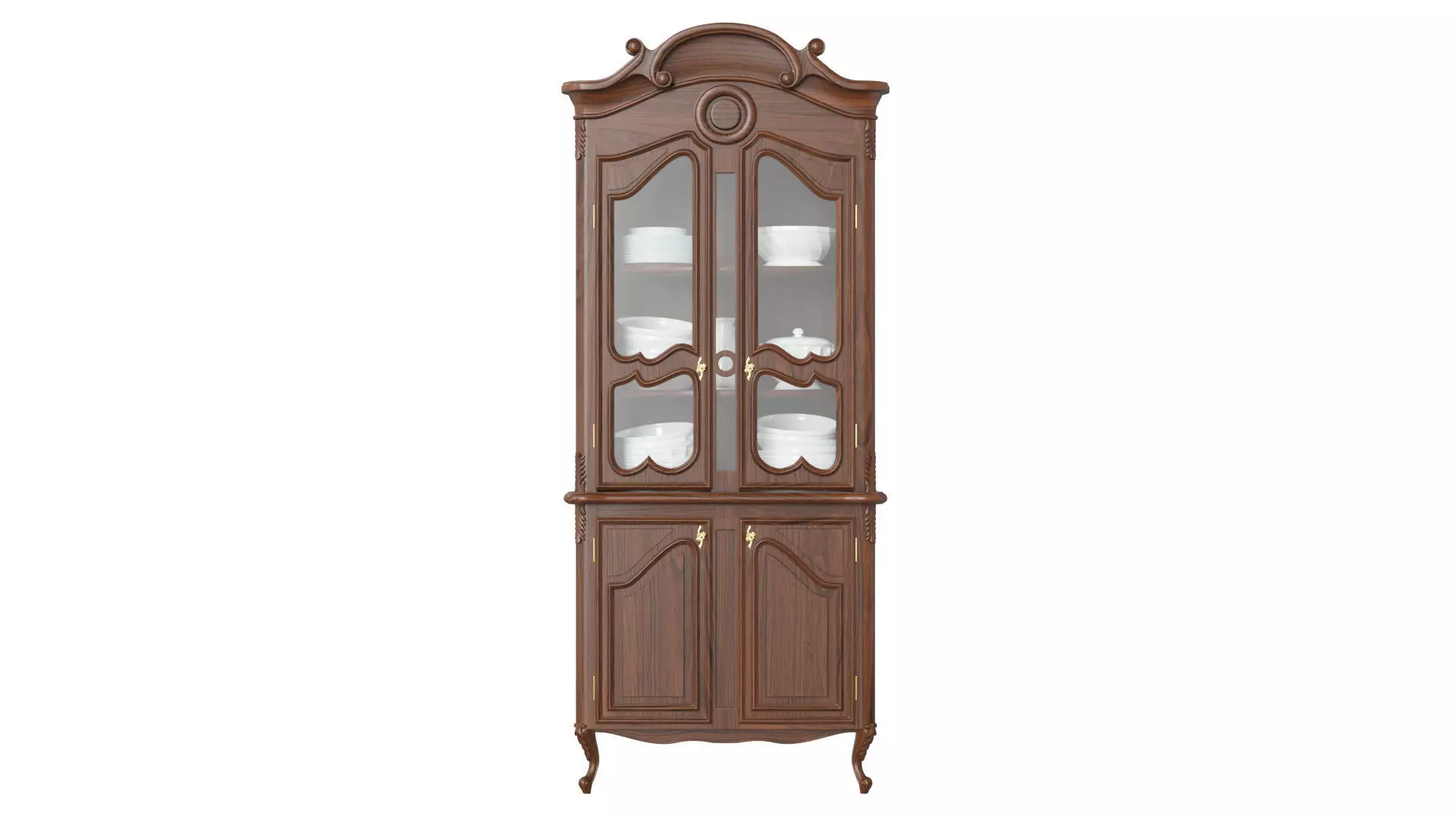 Classic style display cabinet 750 3D model_0