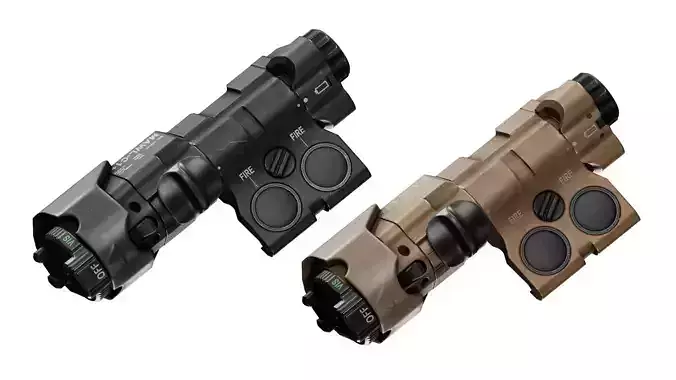 MAWL C1 LASER Low-poly 3D model MAWL C1 LASER Low-poly 3D model