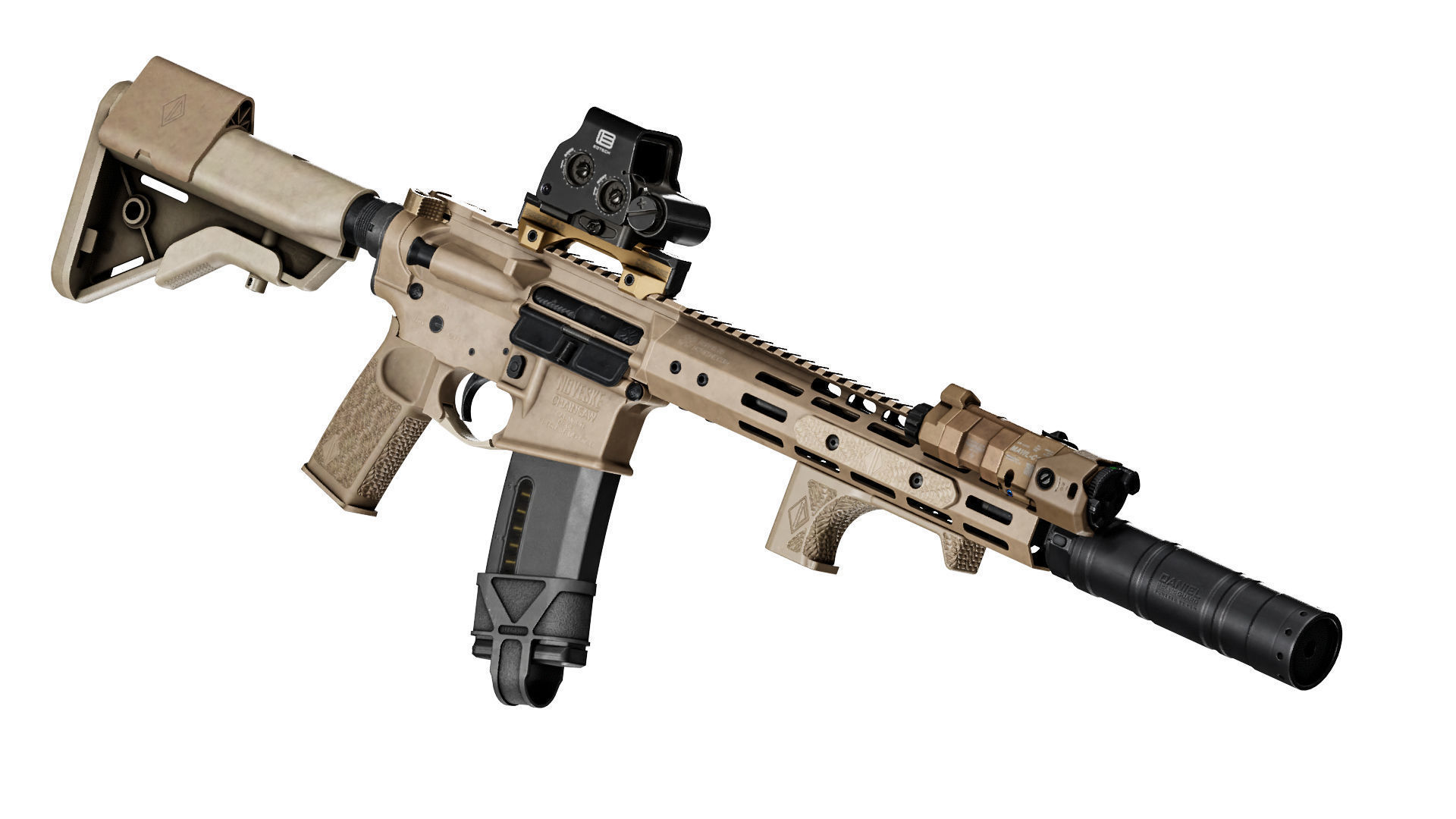 MAWL C1 LASER Low-poly 3D model_6