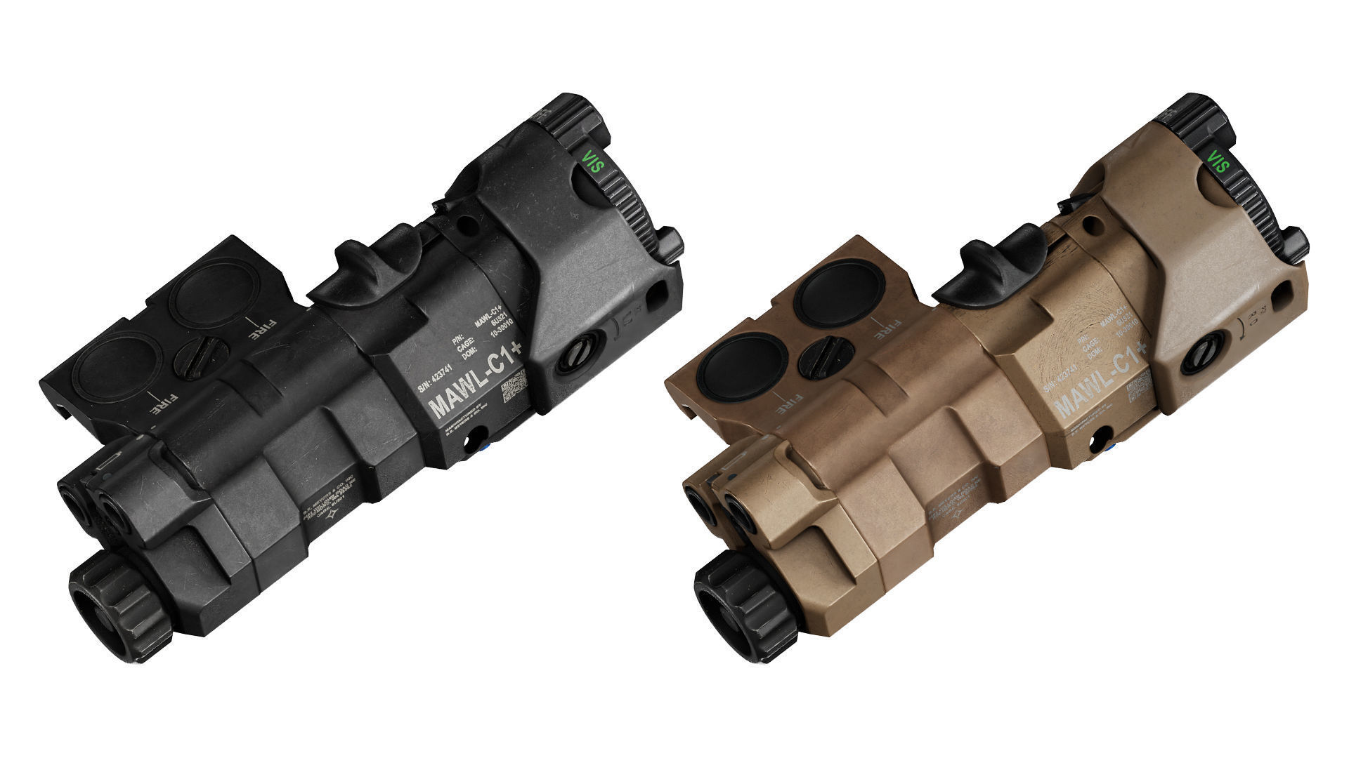 MAWL C1 LASER Low-poly 3D model_2