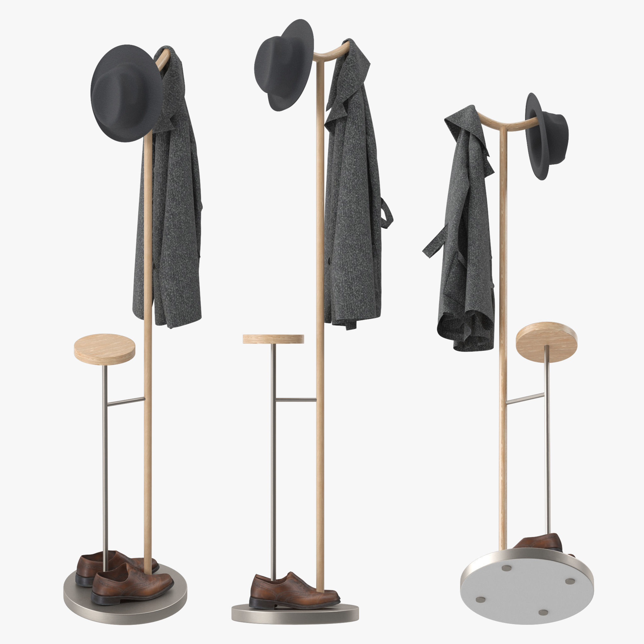 Kigi Living Divani Clothes Valet 3D model_3