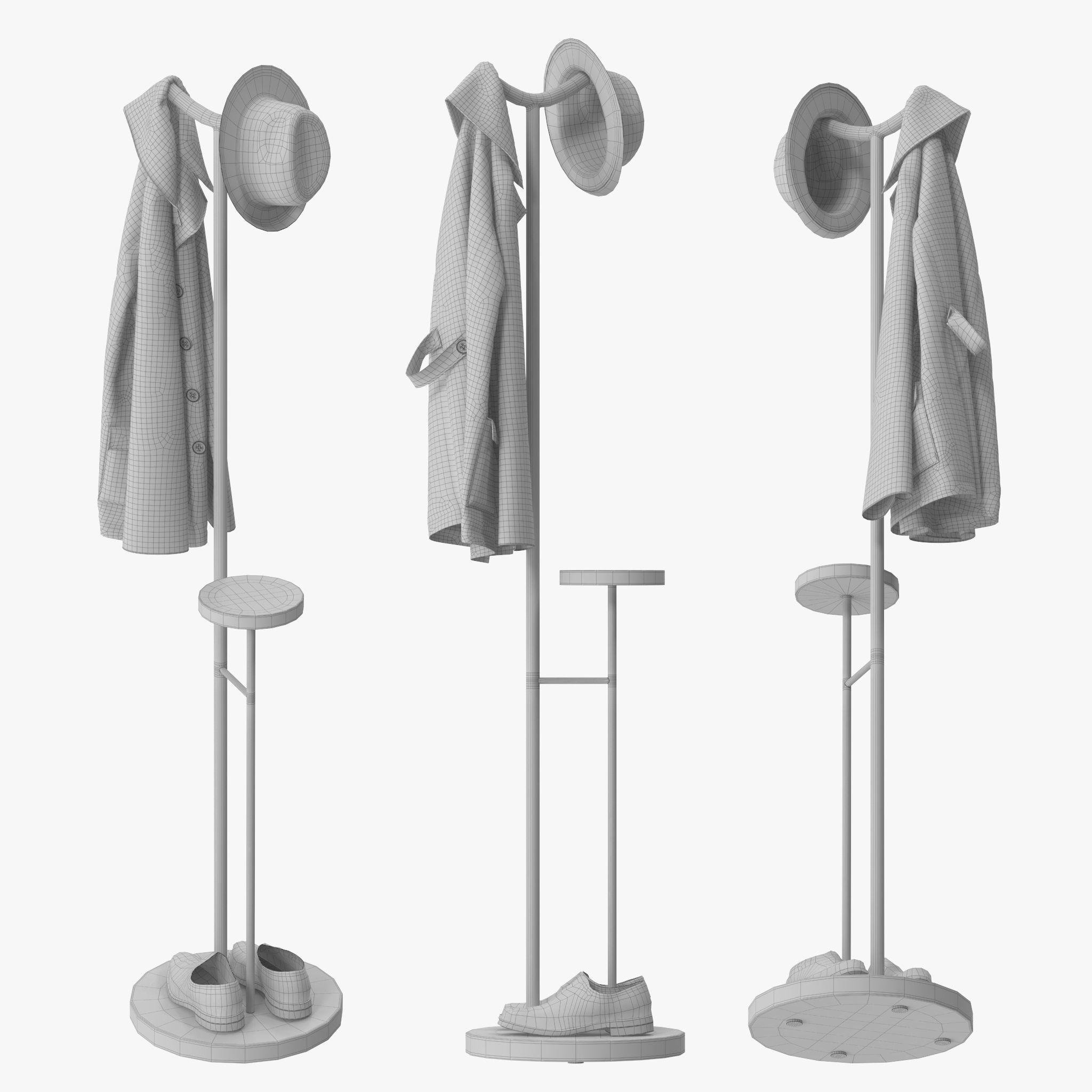 Kigi Living Divani Clothes Valet 3D model_16