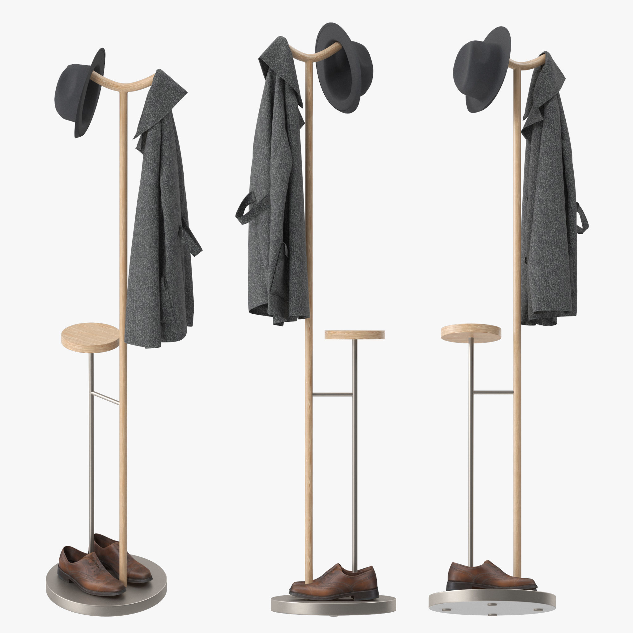 Kigi Living Divani Clothes Valet 3D model_1