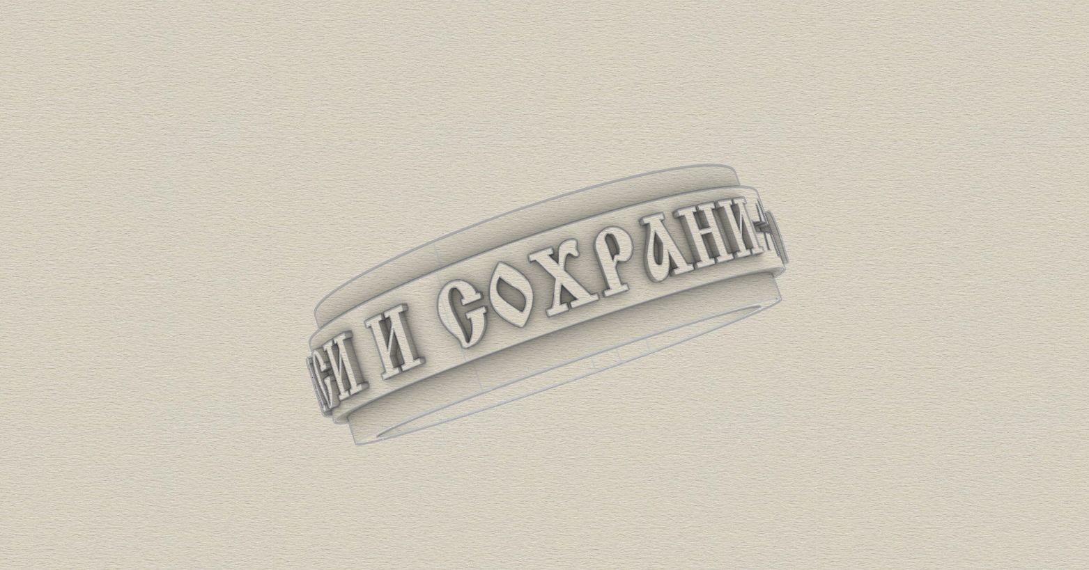 wedding ring save and preserve  3D print model_13