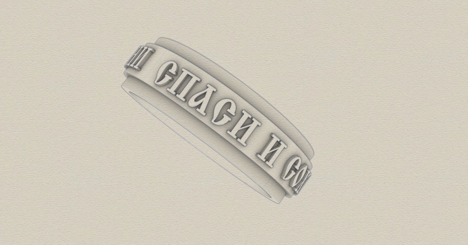wedding ring save and preserve  3D print model_12