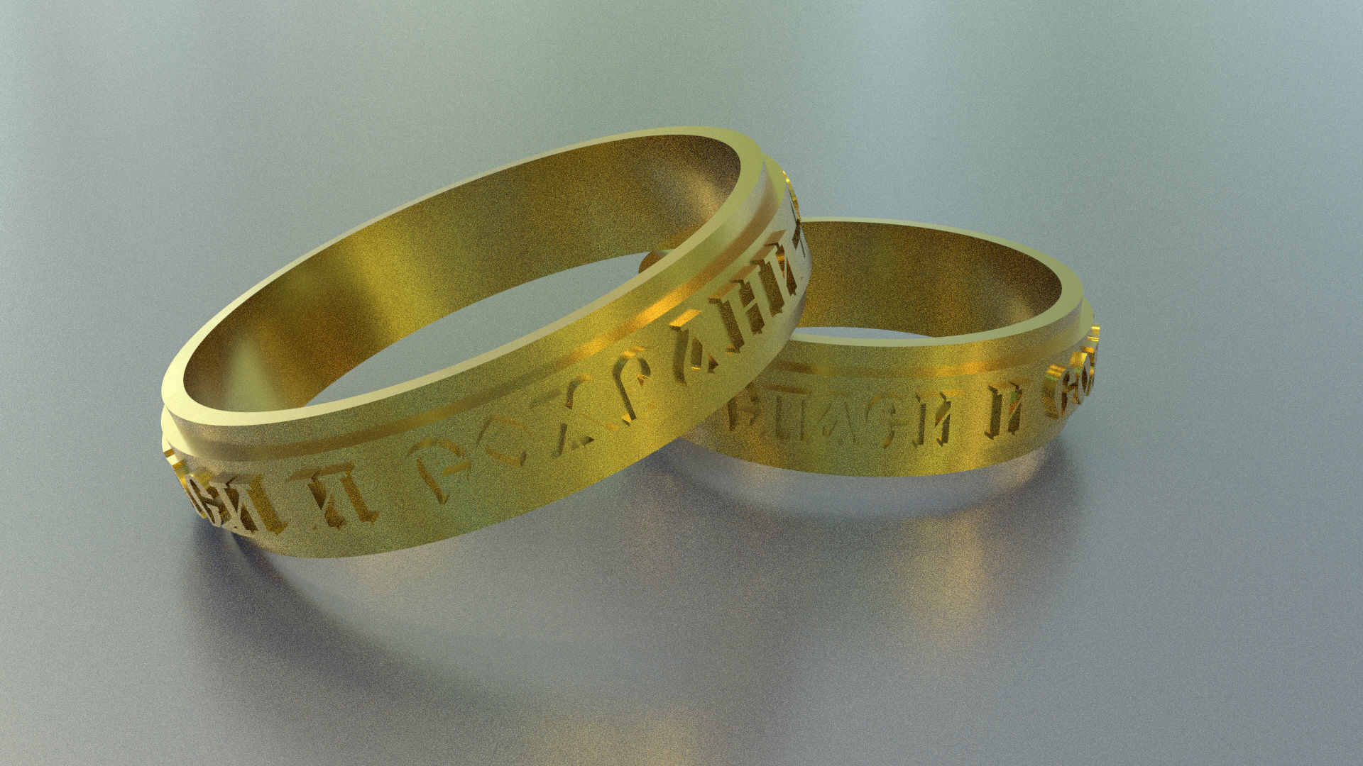 wedding ring save and preserve  3D print model_21