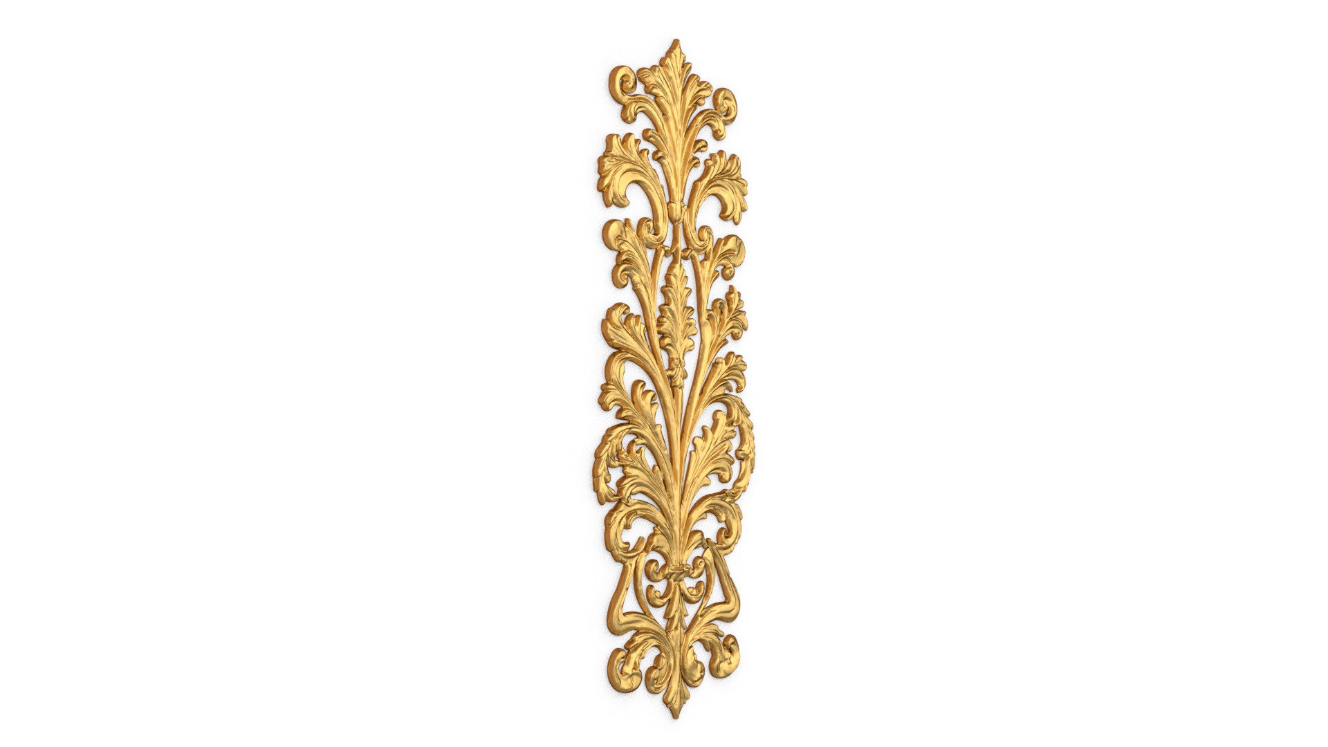 Classic decor ornament carved 43 3D model_2