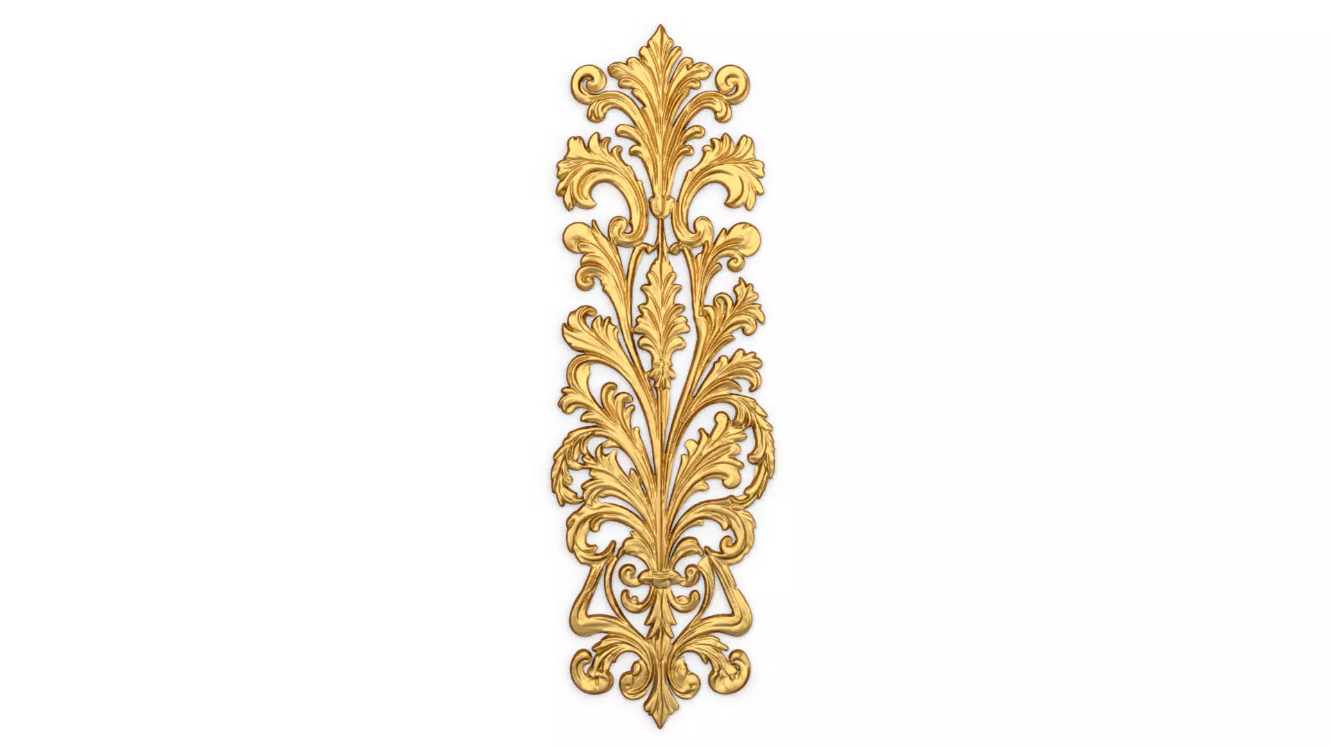 Classic decor ornament carved 43 3D model_0