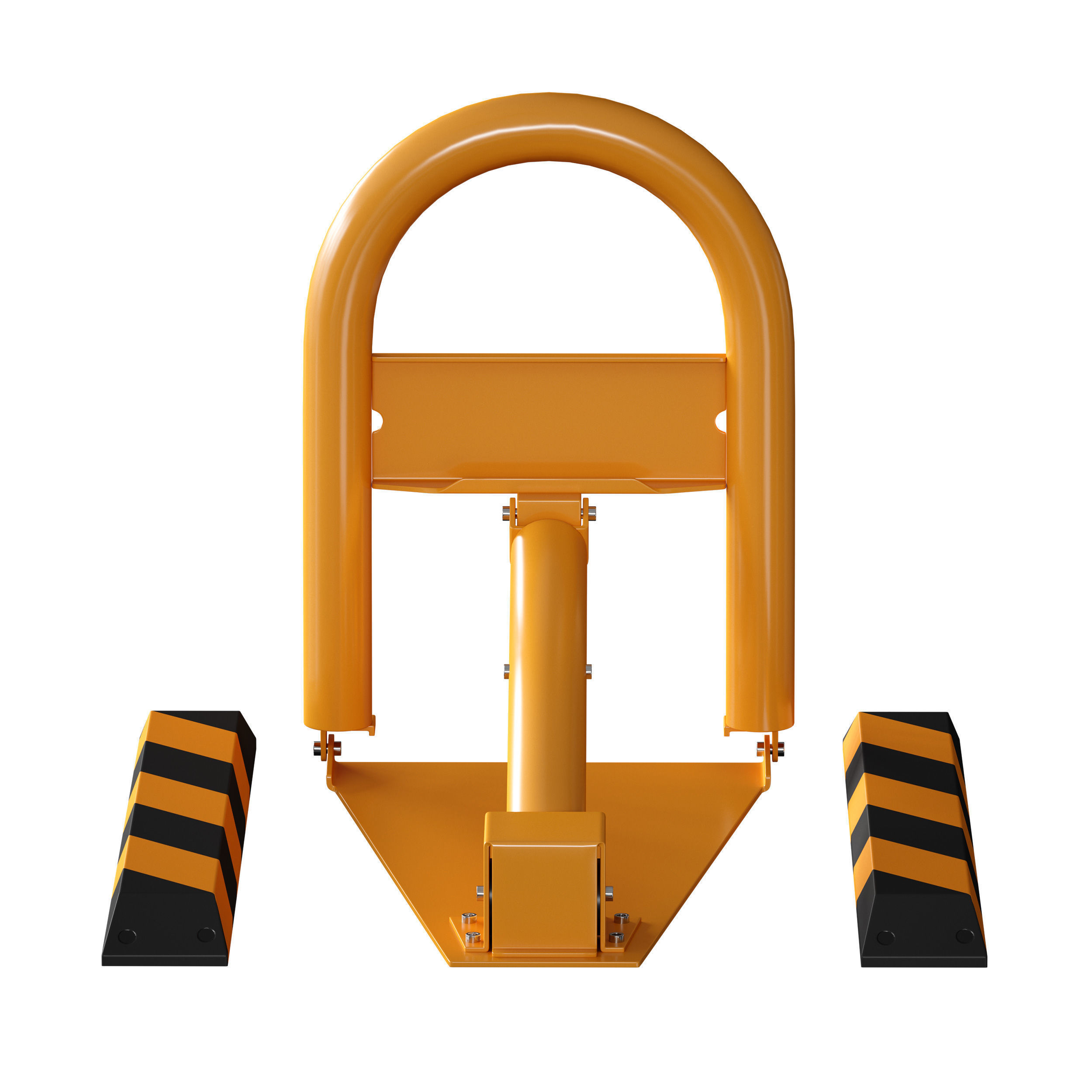 Parking barrier fencing parking restrictor 3D model_12