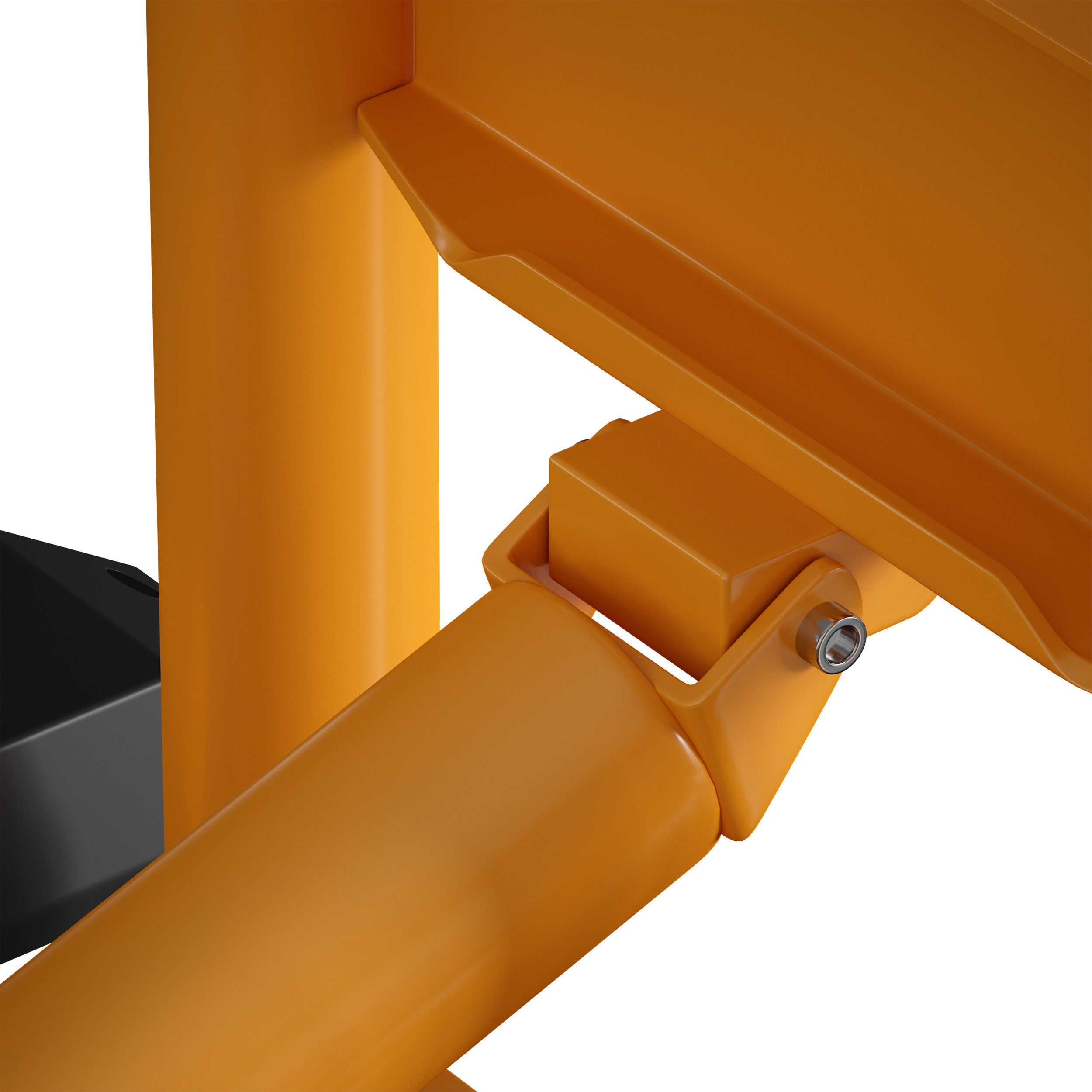 Parking barrier fencing parking restrictor 3D model_28