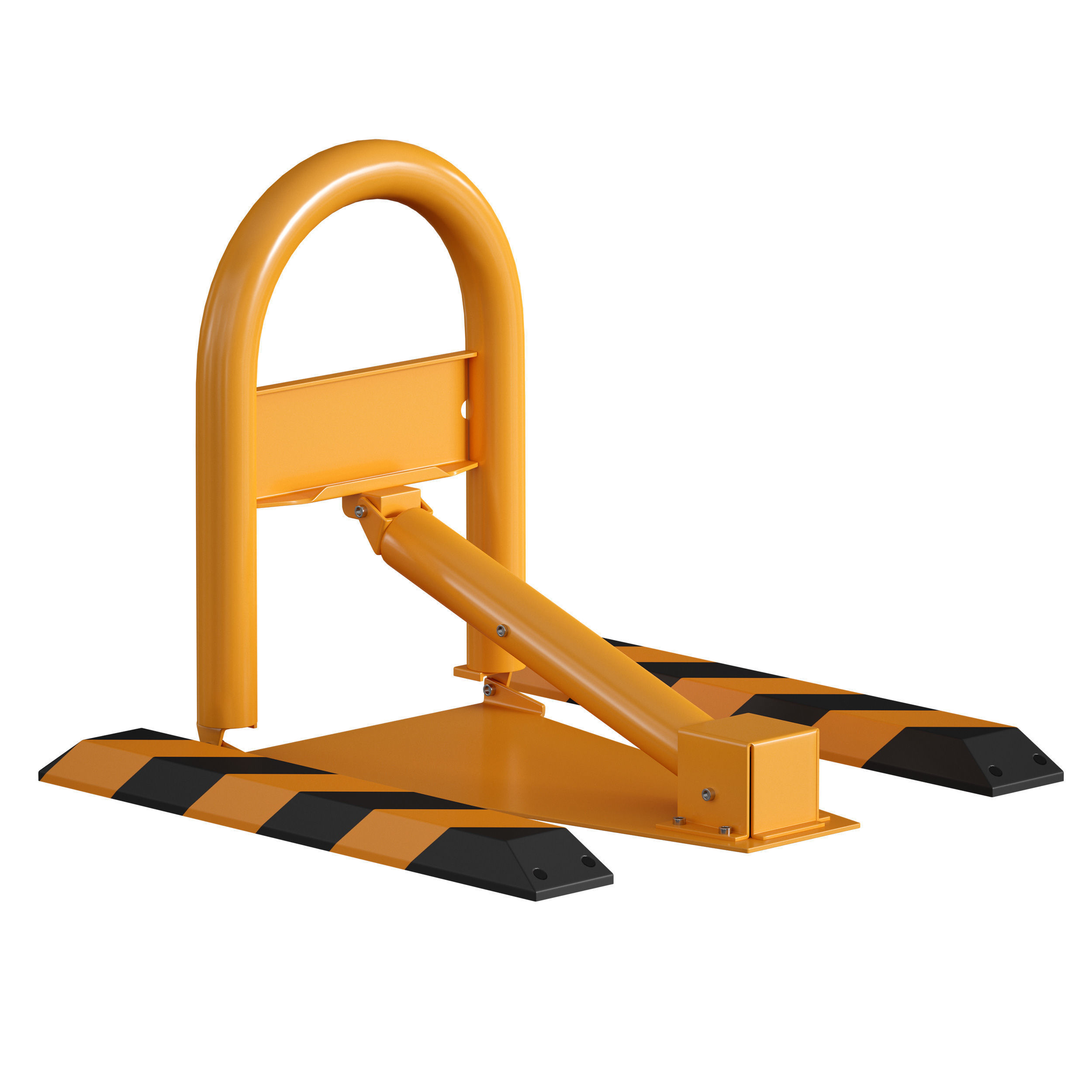 Parking barrier fencing parking restrictor 3D model_10