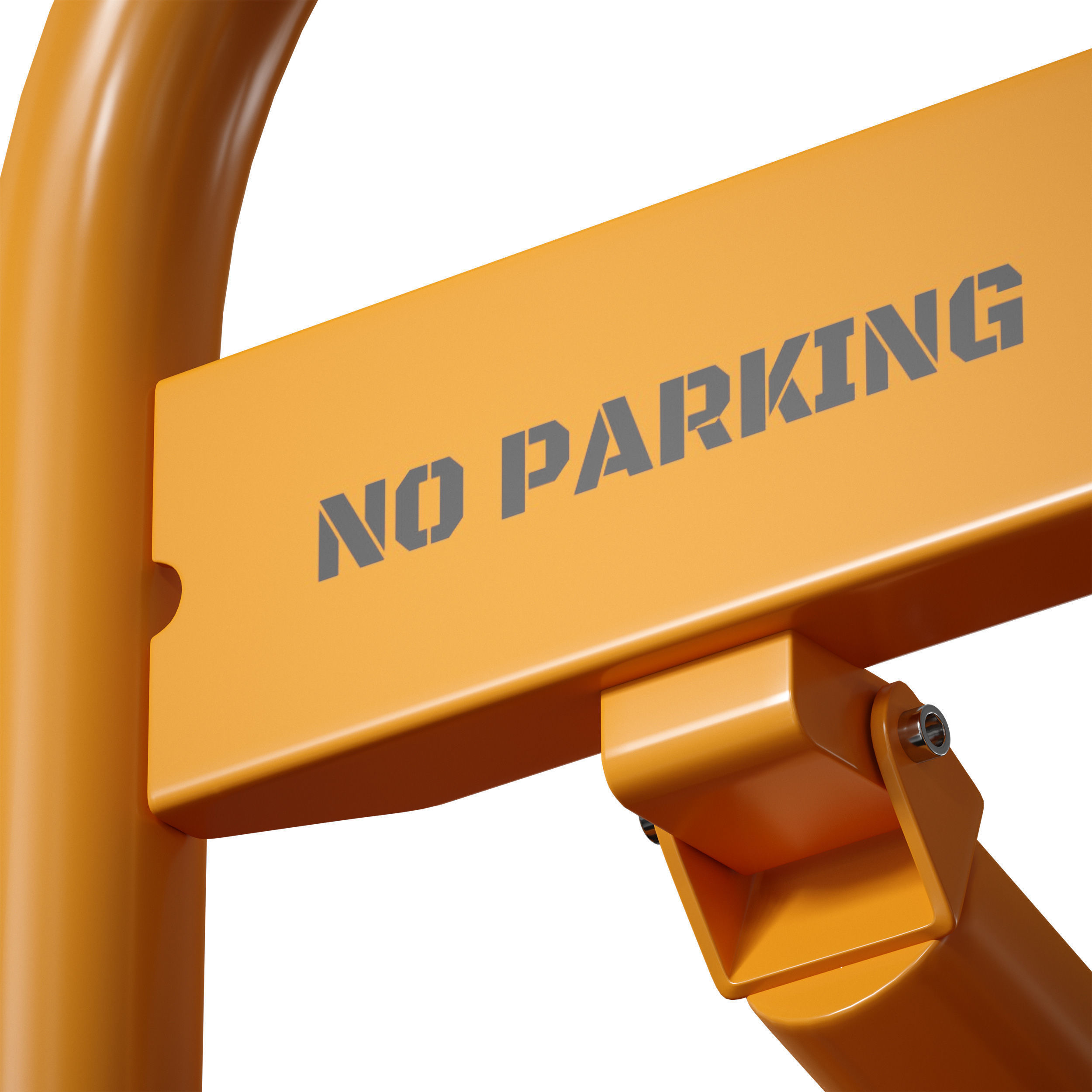 Parking barrier fencing parking restrictor 3D model_27