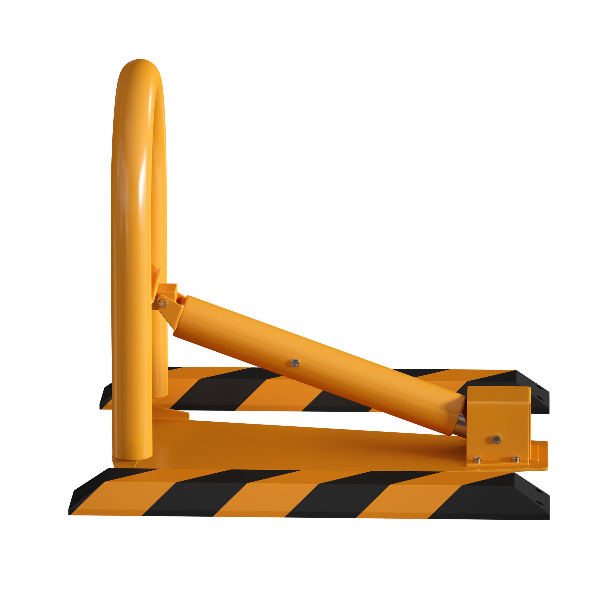 Parking barrier fencing parking restrictor 3D model_9
