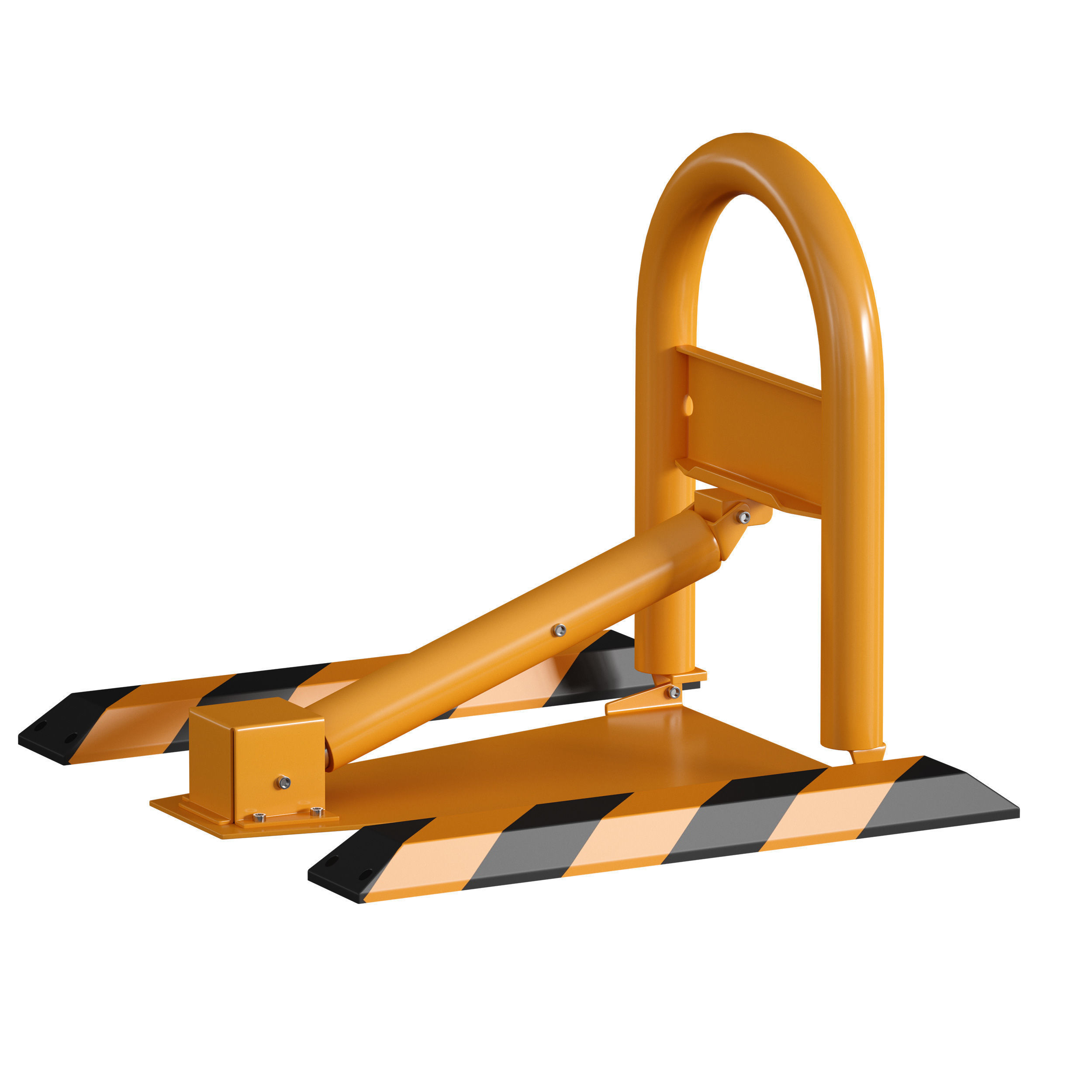 Parking barrier fencing parking restrictor 3D model_14