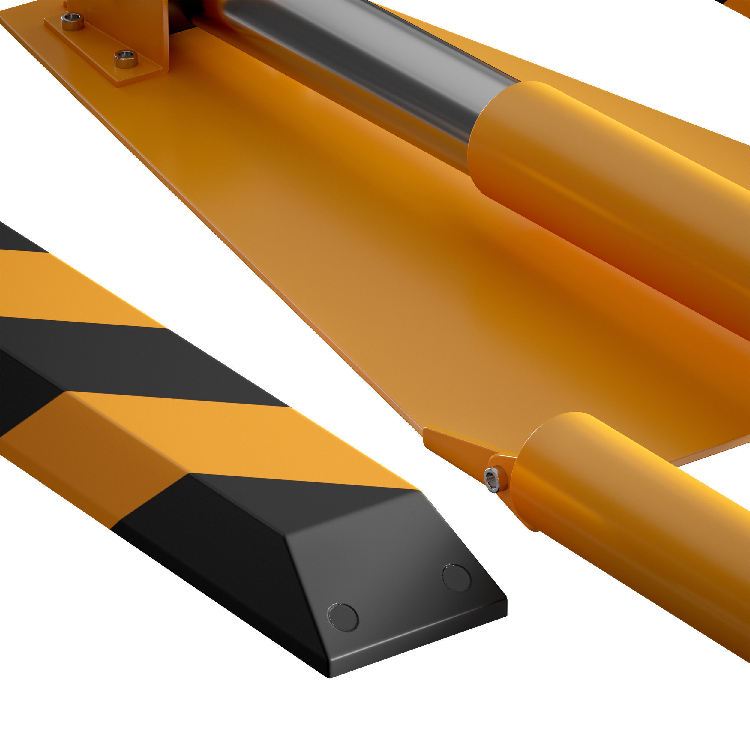 Parking barrier fencing parking restrictor 3D model_21